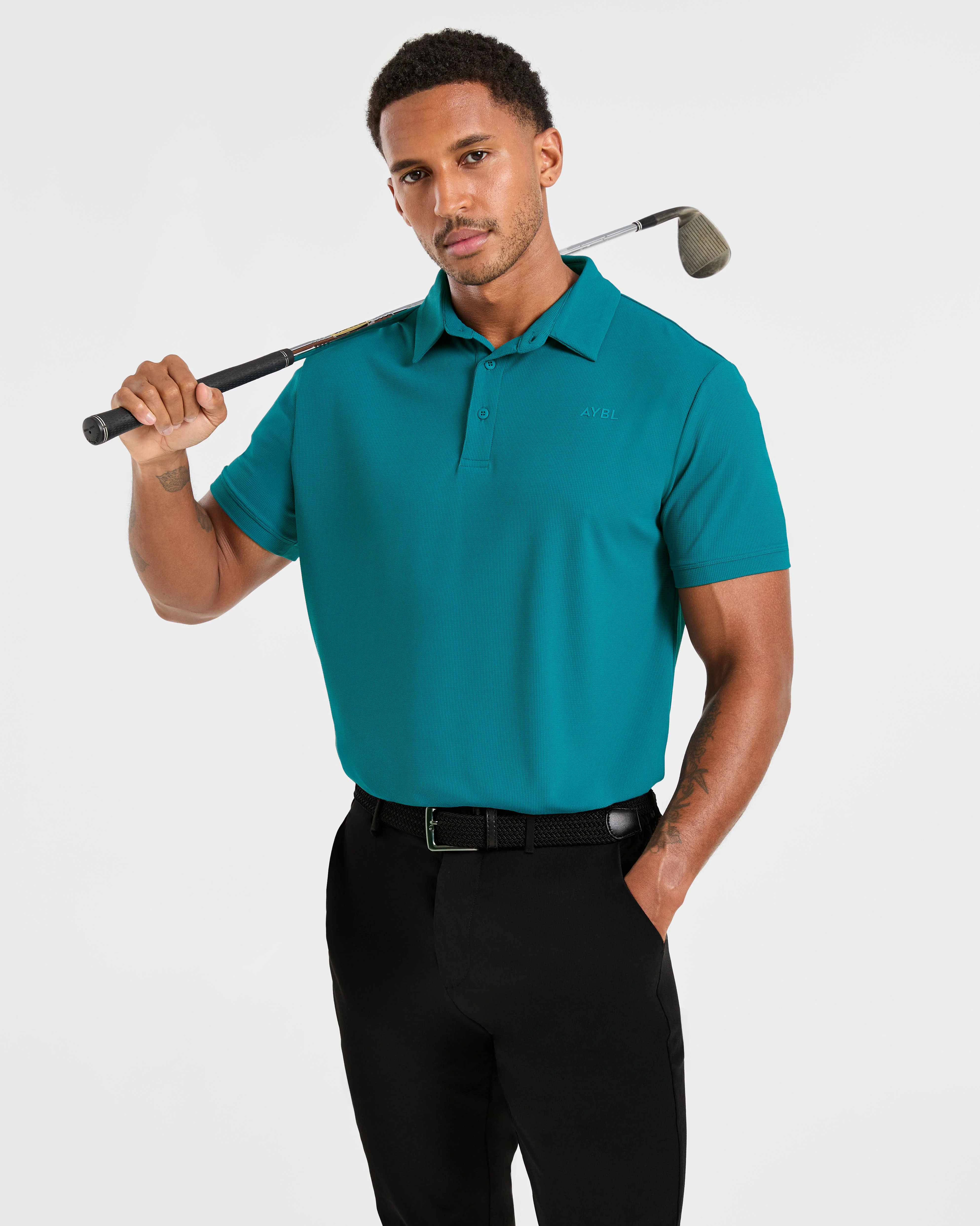 Precision Polo - Teal - Image 7