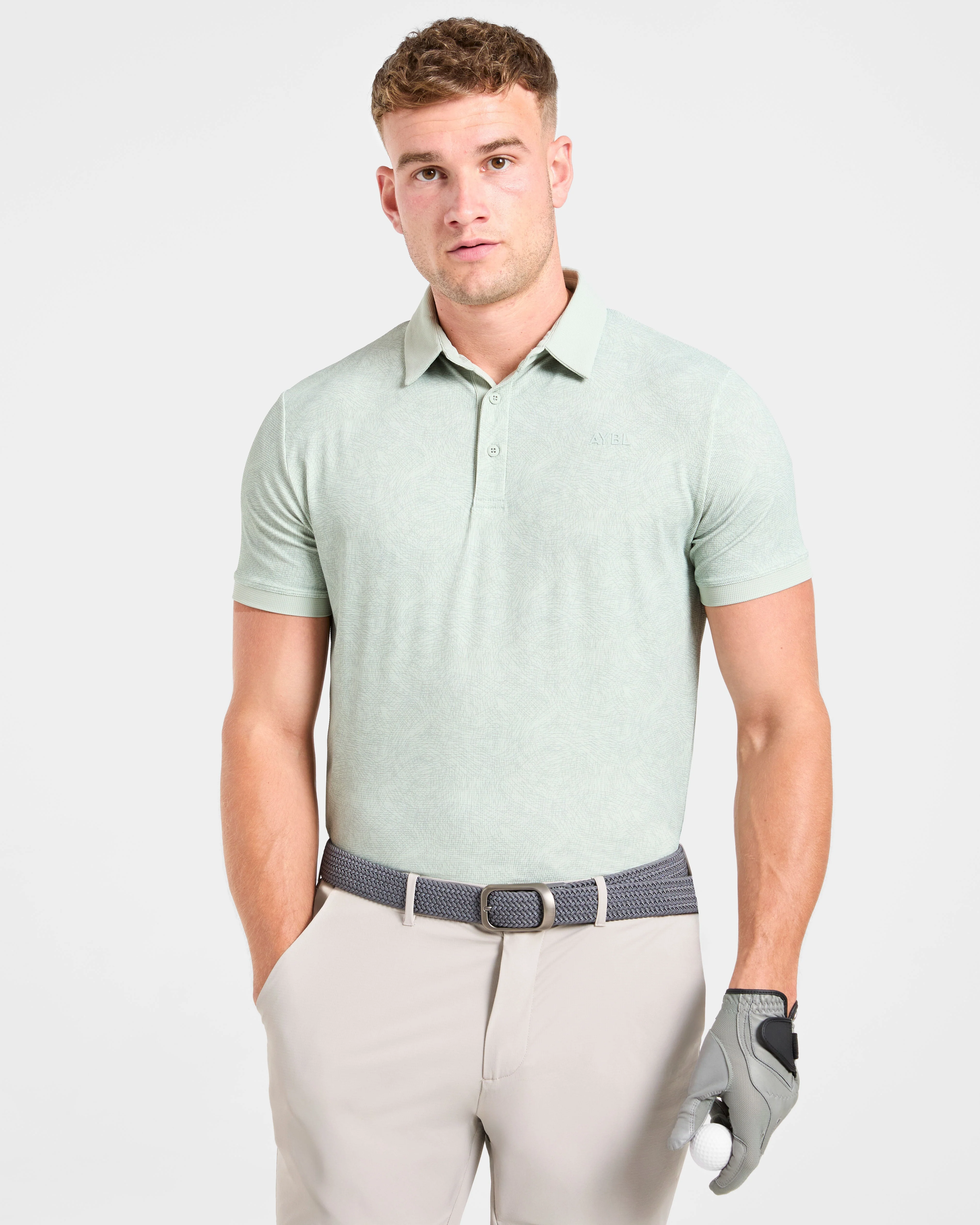 Precision Static Polo - Washed Sage - Image 7