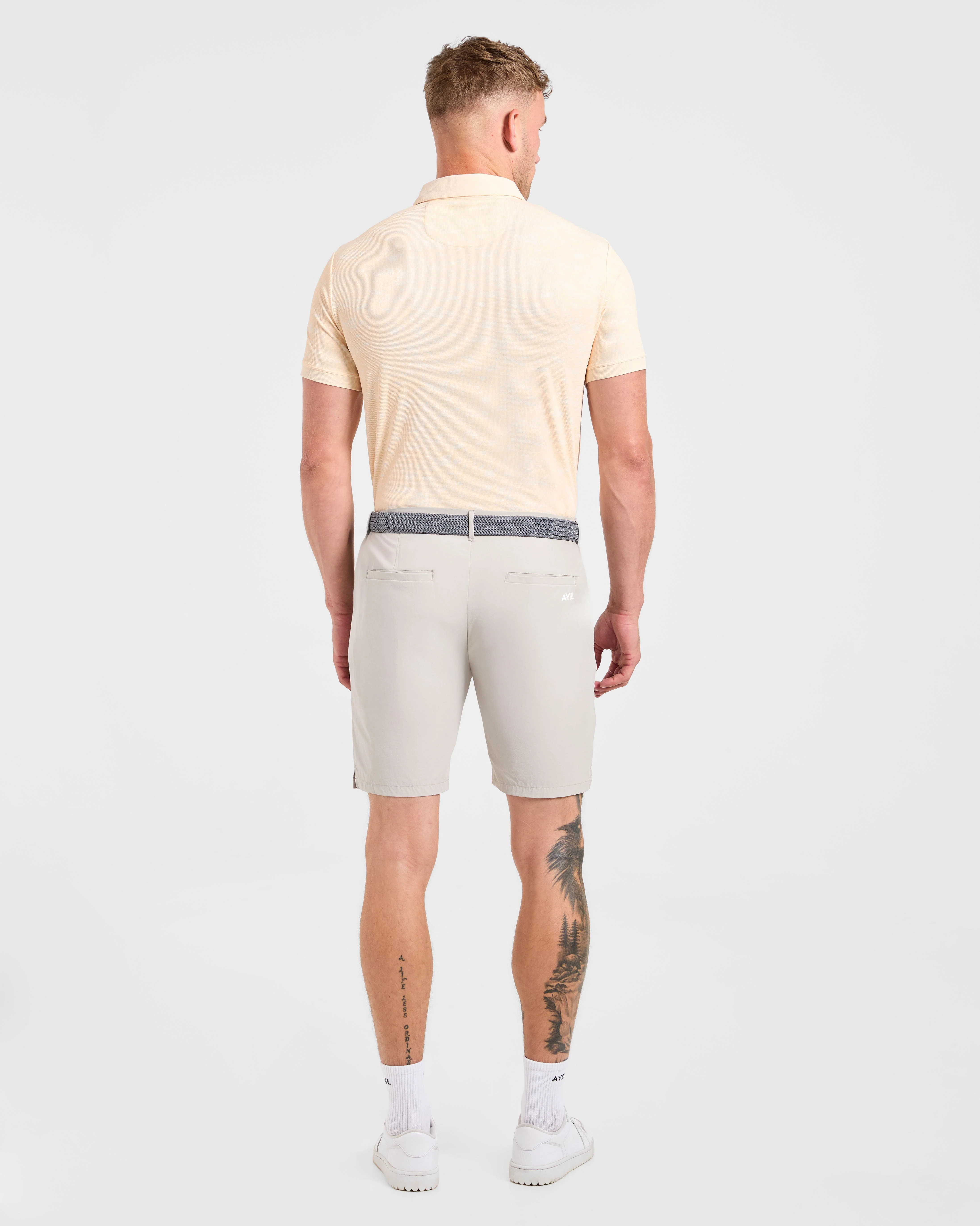 Precision Texture Polo - Peach - Image 4