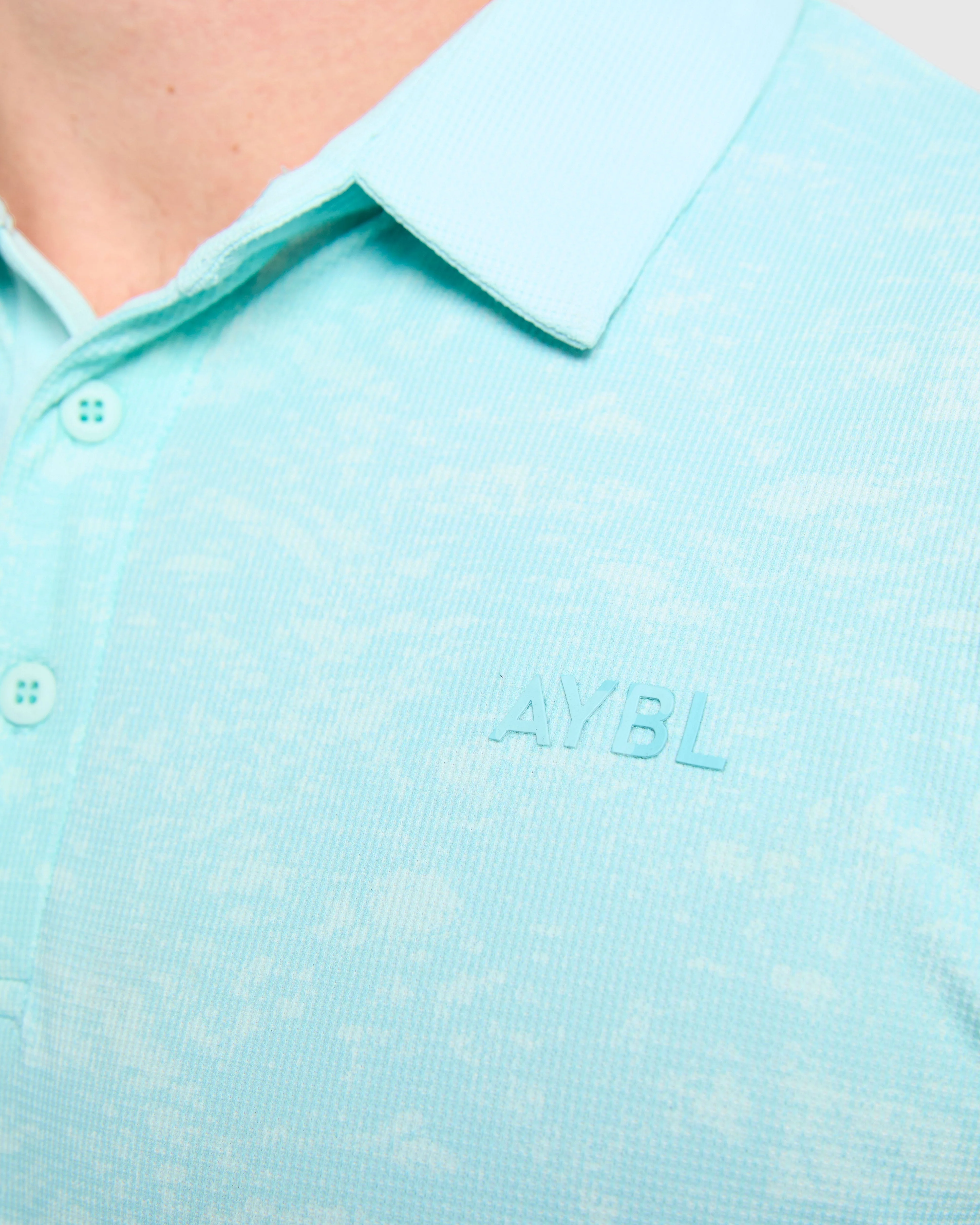 Precision Texture Polo - Summer Blue - Image 5