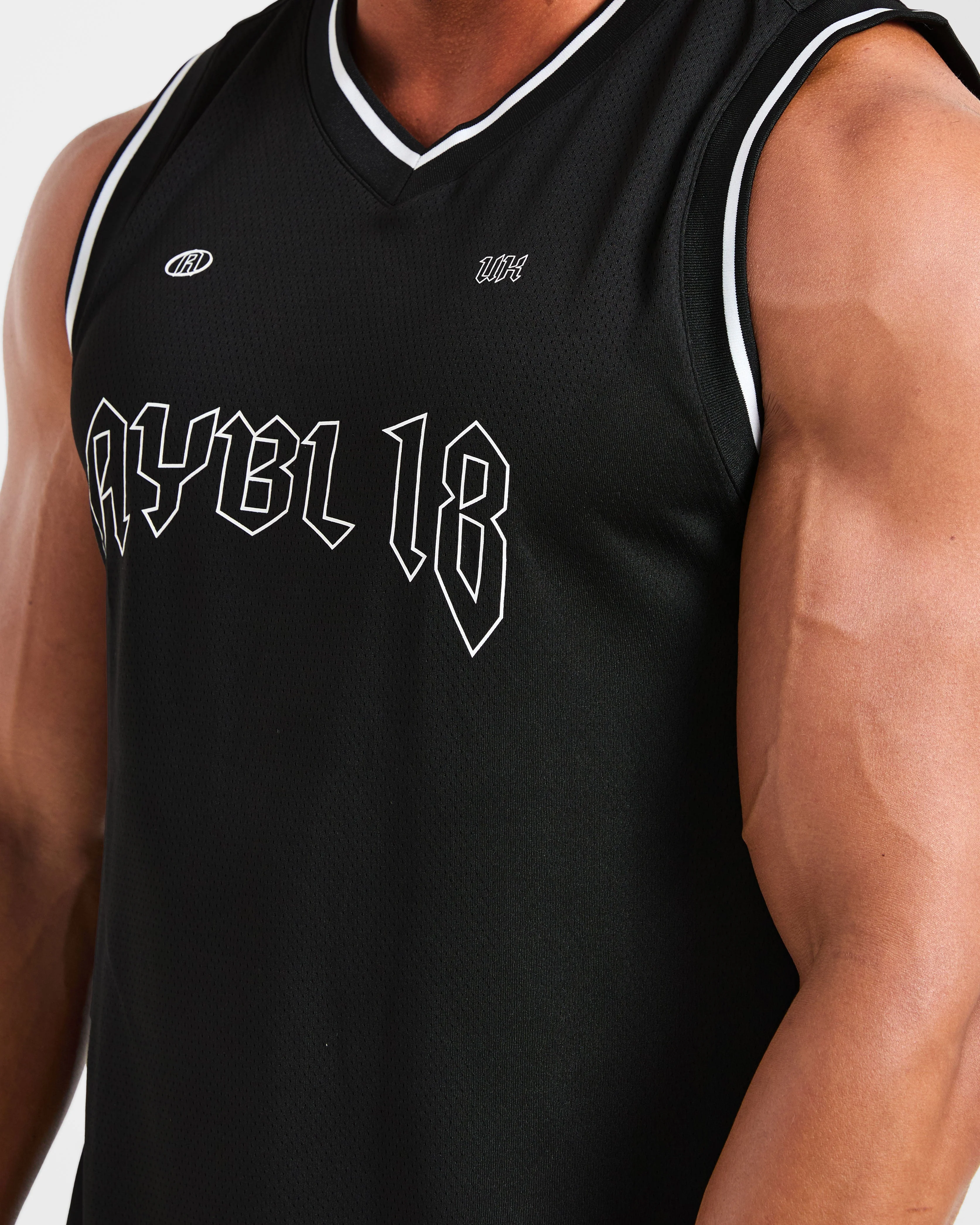 Rebound Stripe Tank - Black - Image 5