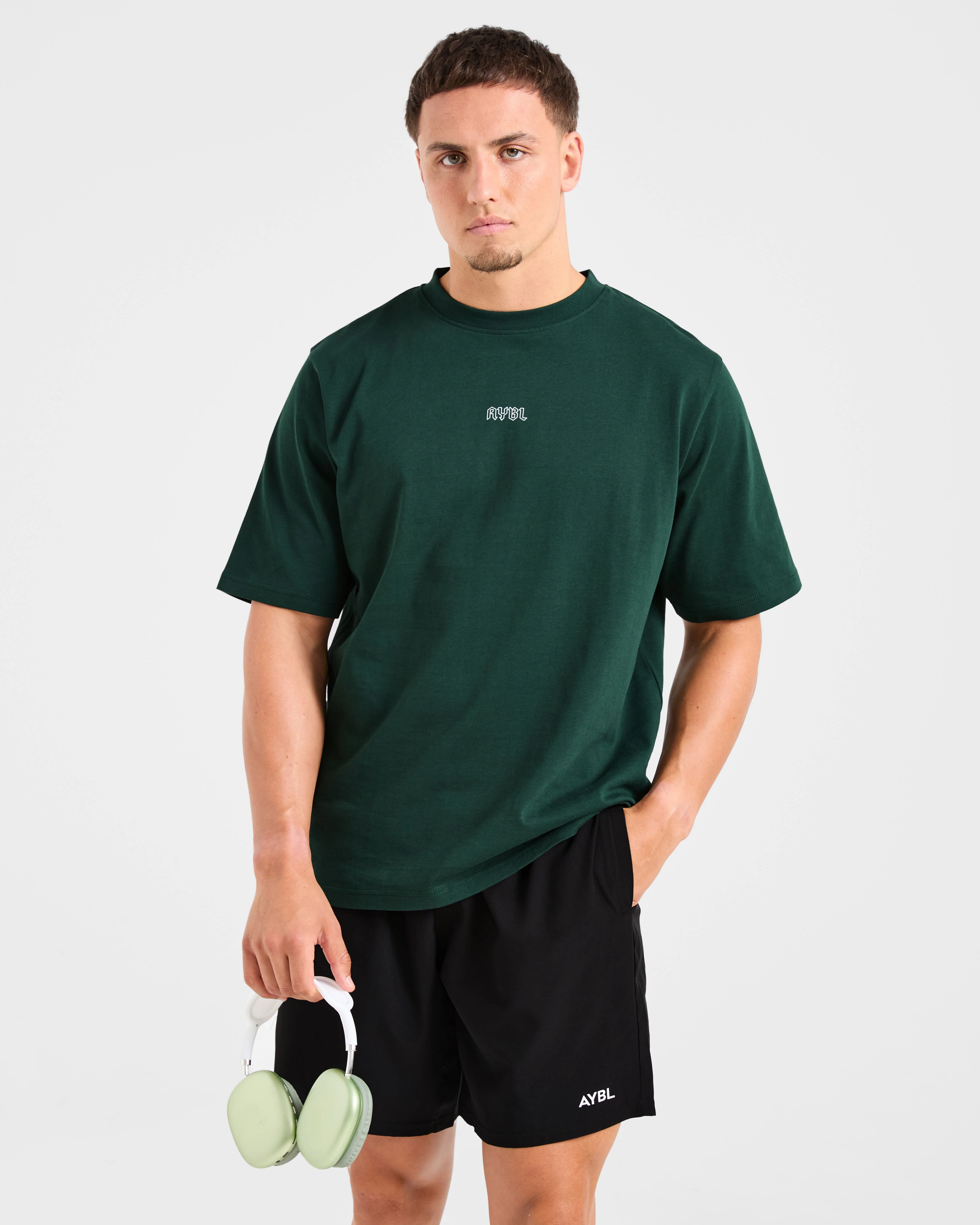 Rebound T Shirt - Forest Green - Image 7