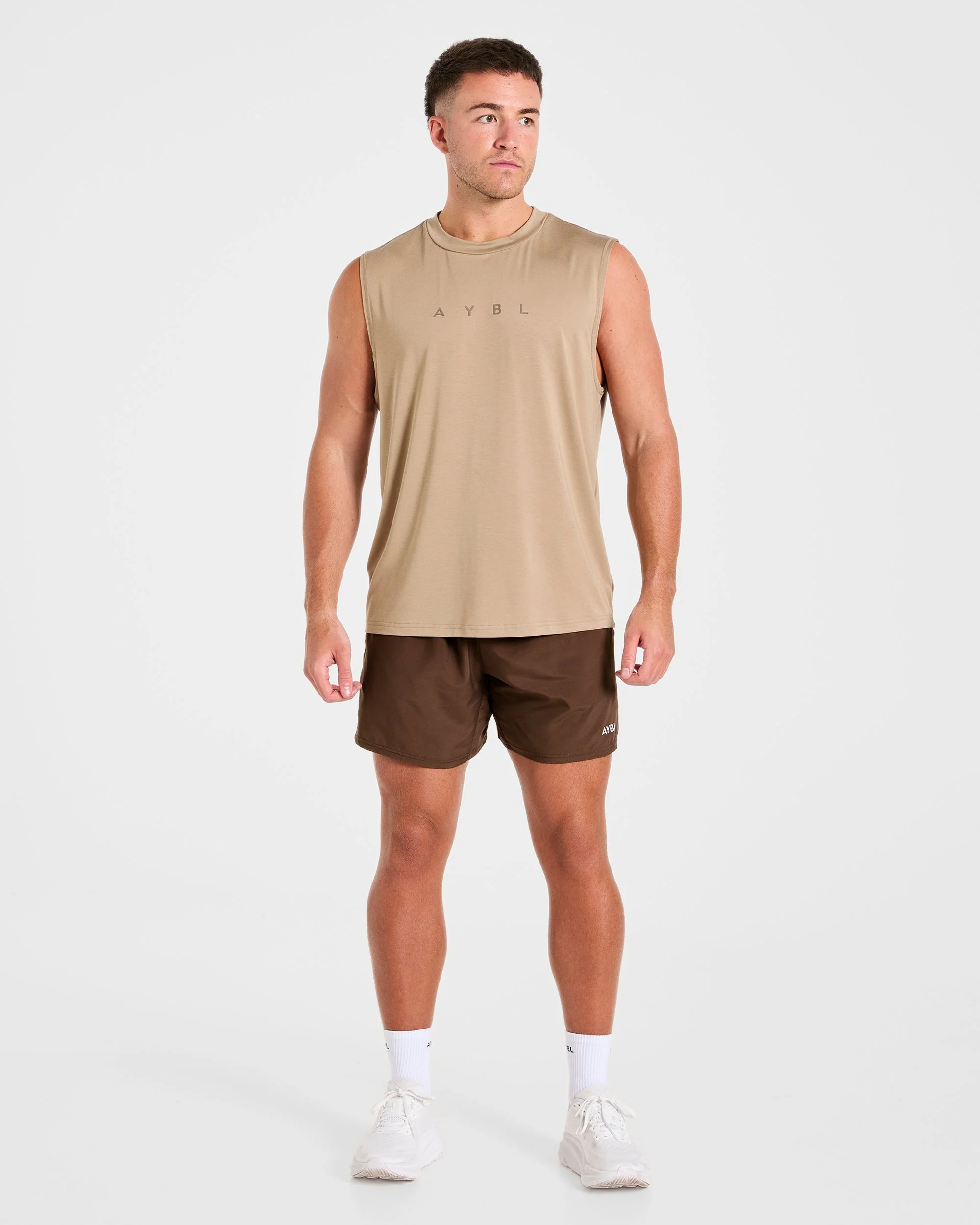 Reinforce Training Tank - Tawny Brown - Image 3
