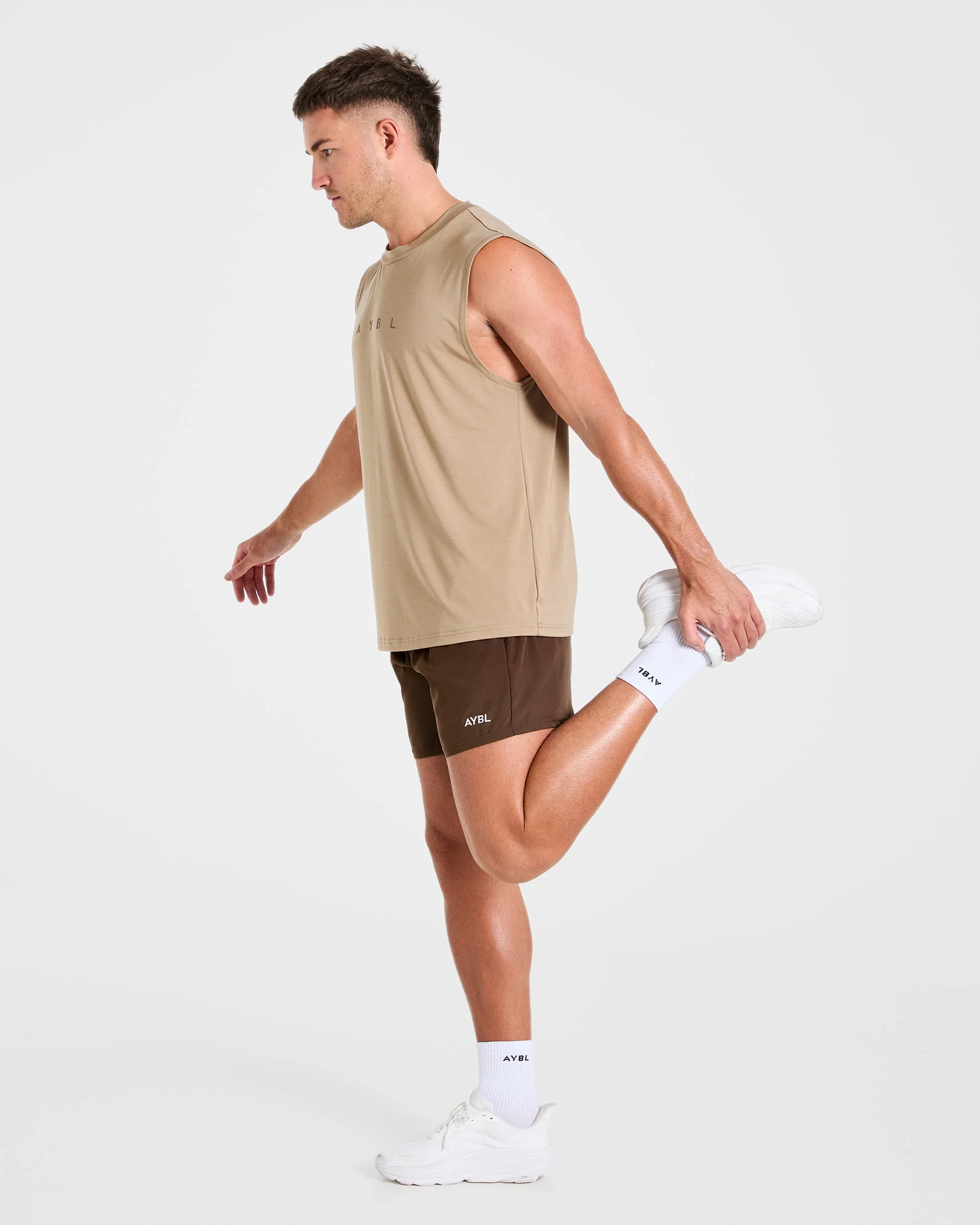 Reinforce Training Tank - Tawny Brown - Image 8