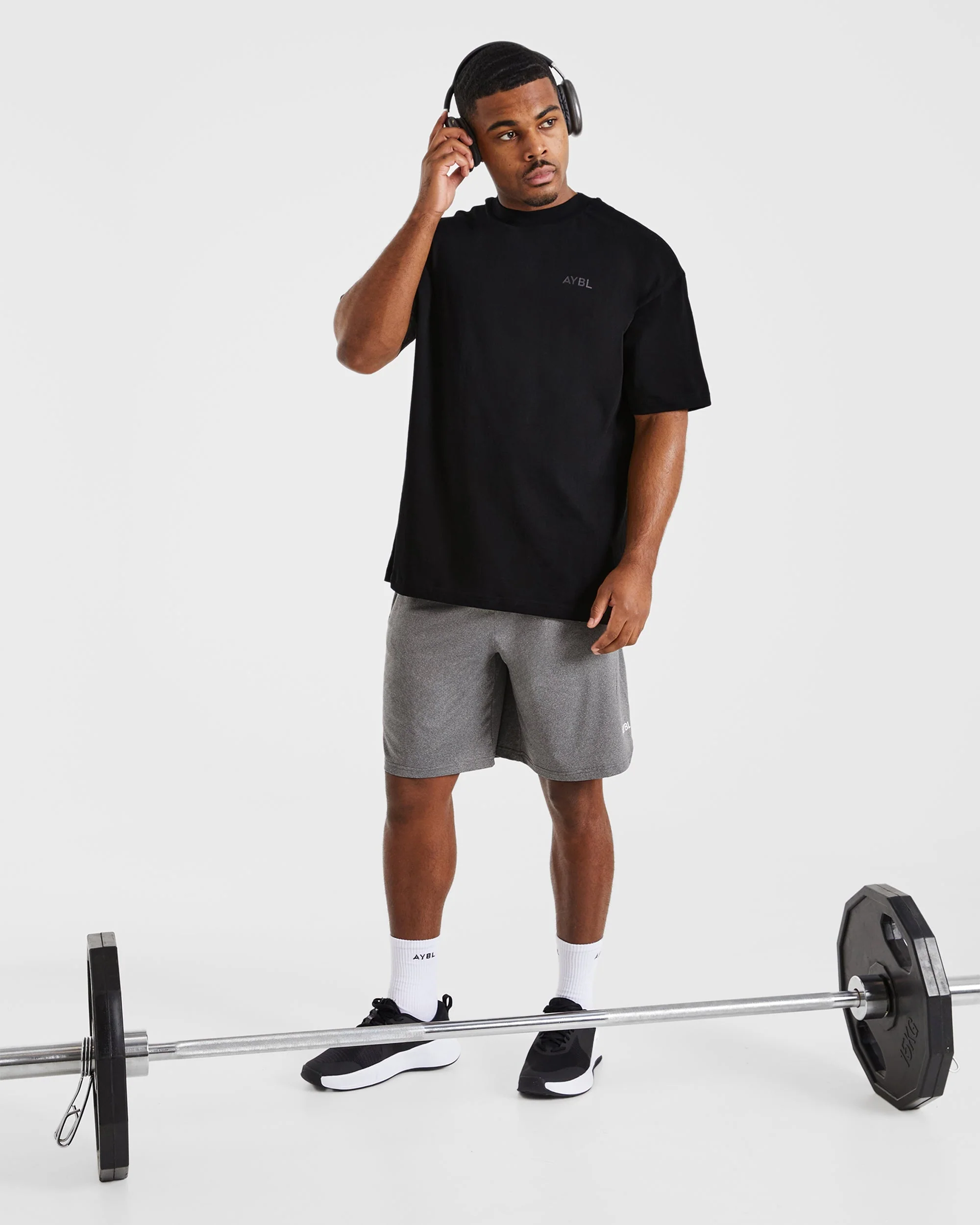 Reset Shorts - Grey Marl - Image 8