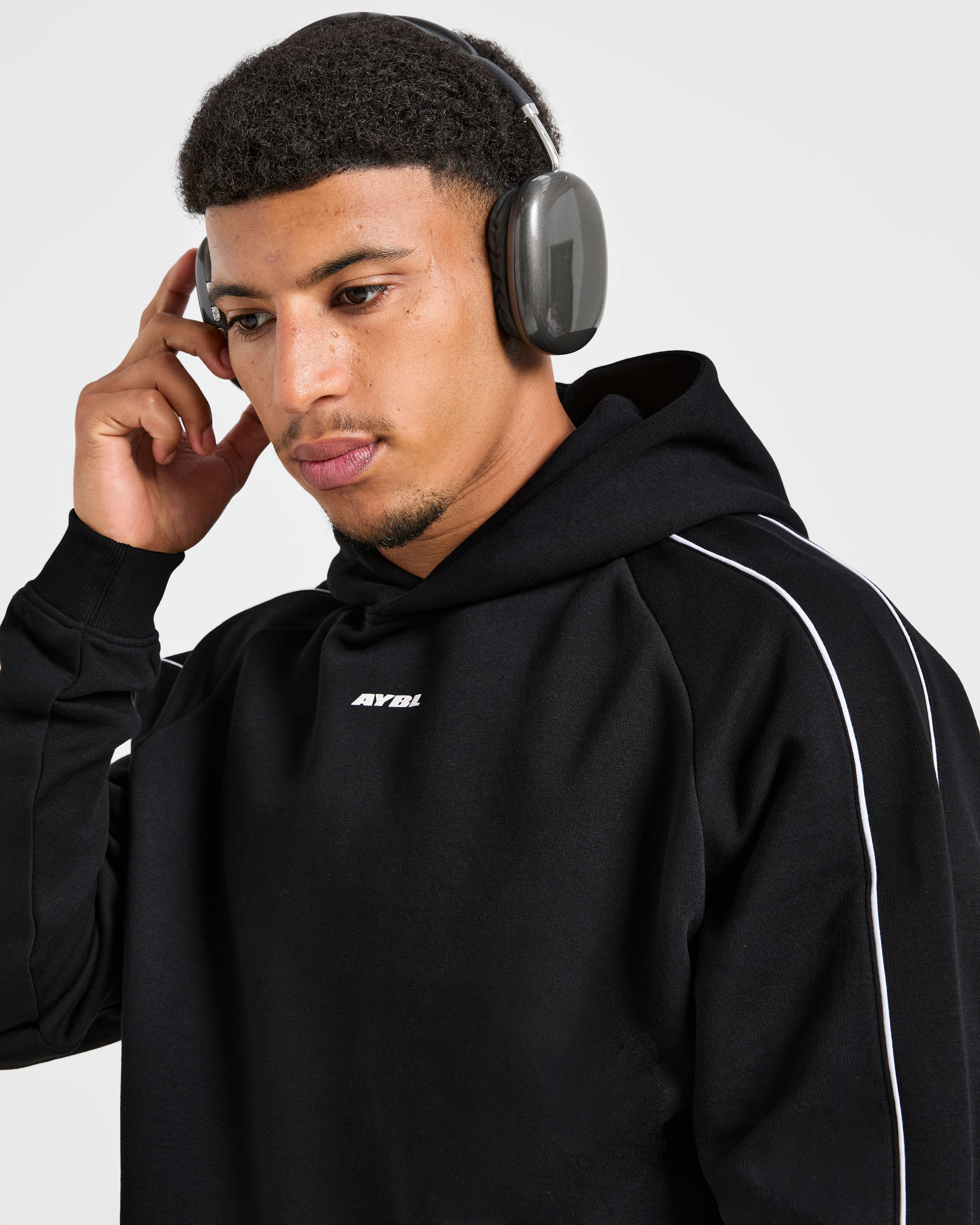 Restore Oversized Hoodie - Black - Image 7