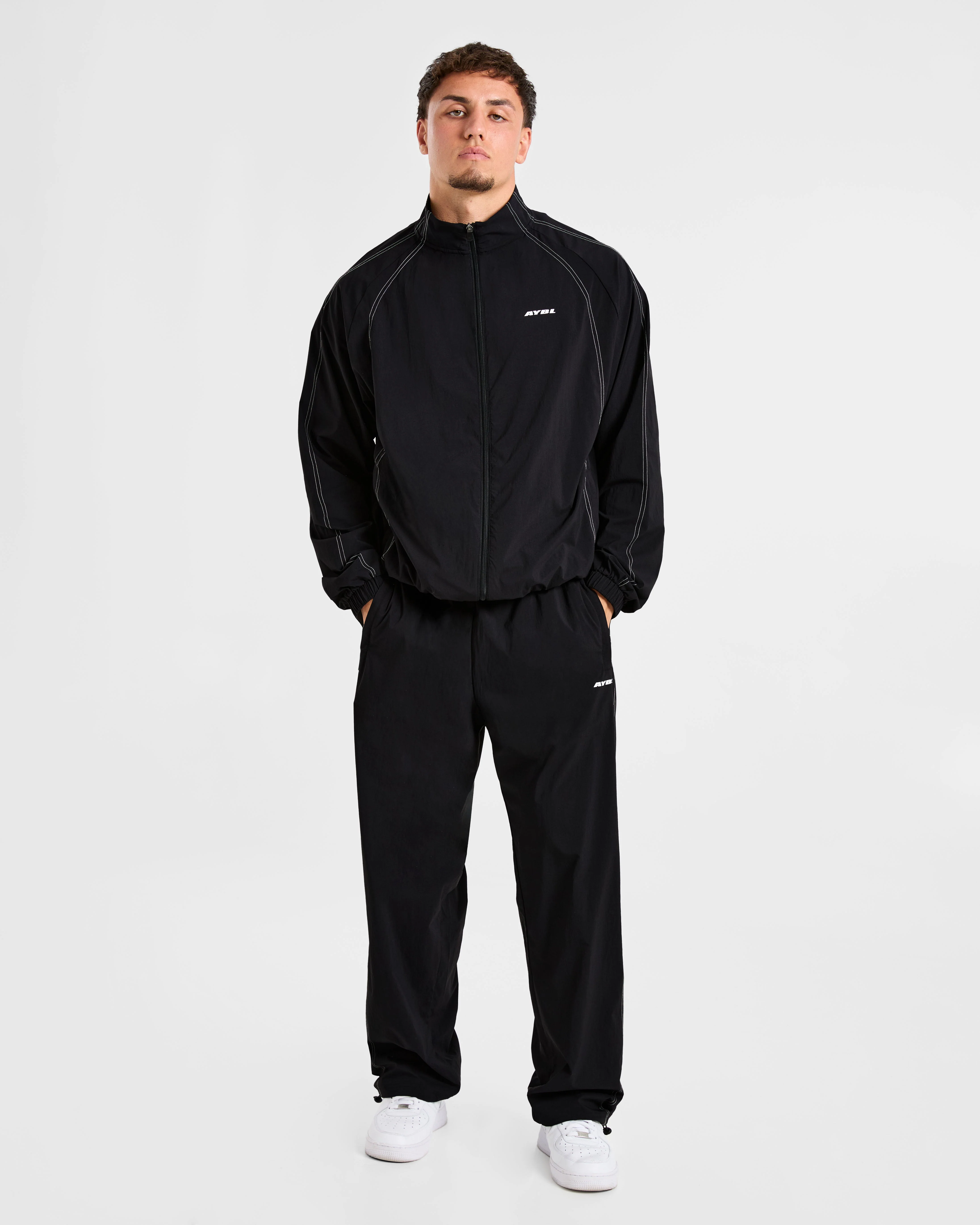 Restore Track Jacket - Black - Image 3