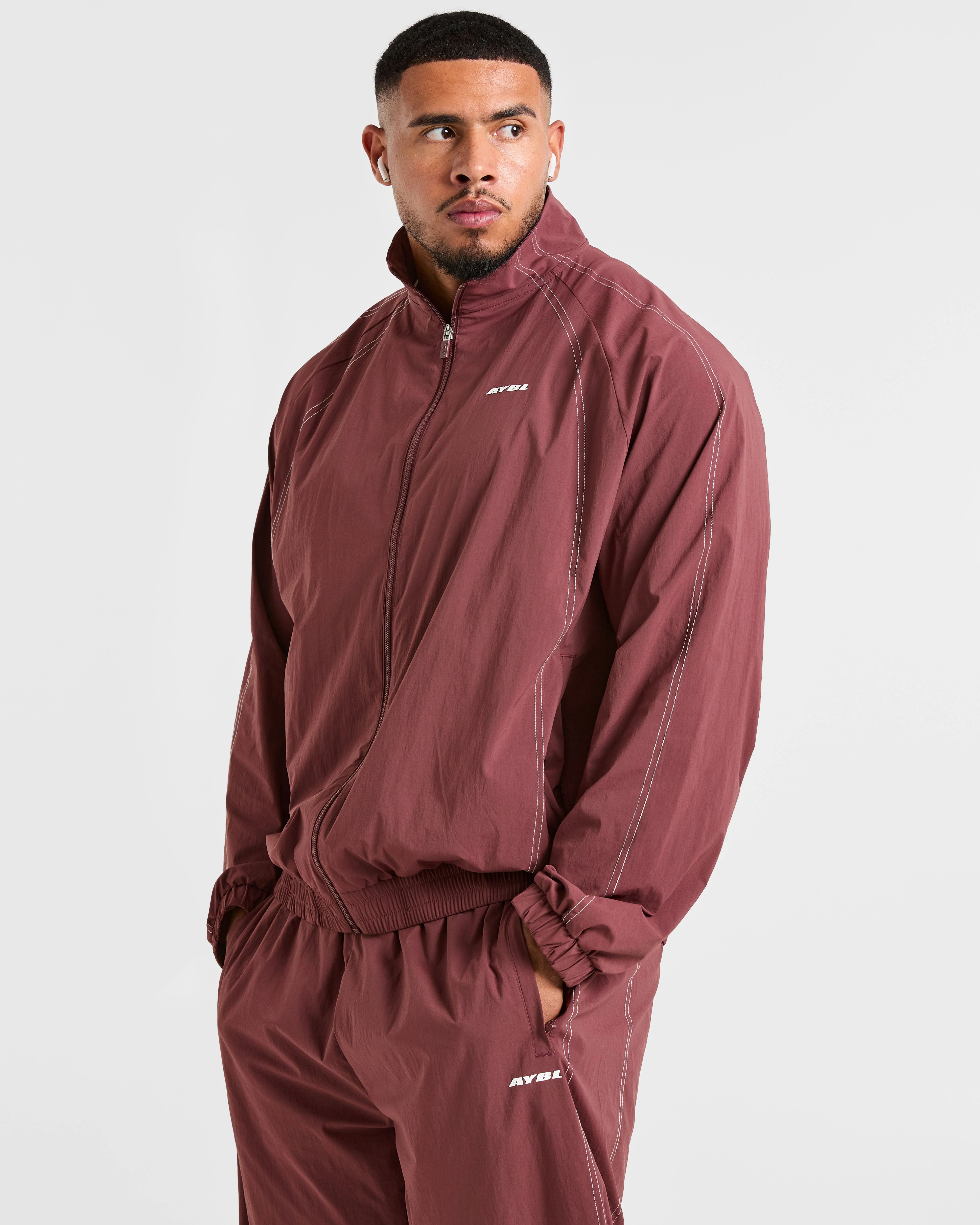 Restore Track Jacket - Paver Red - Image 8