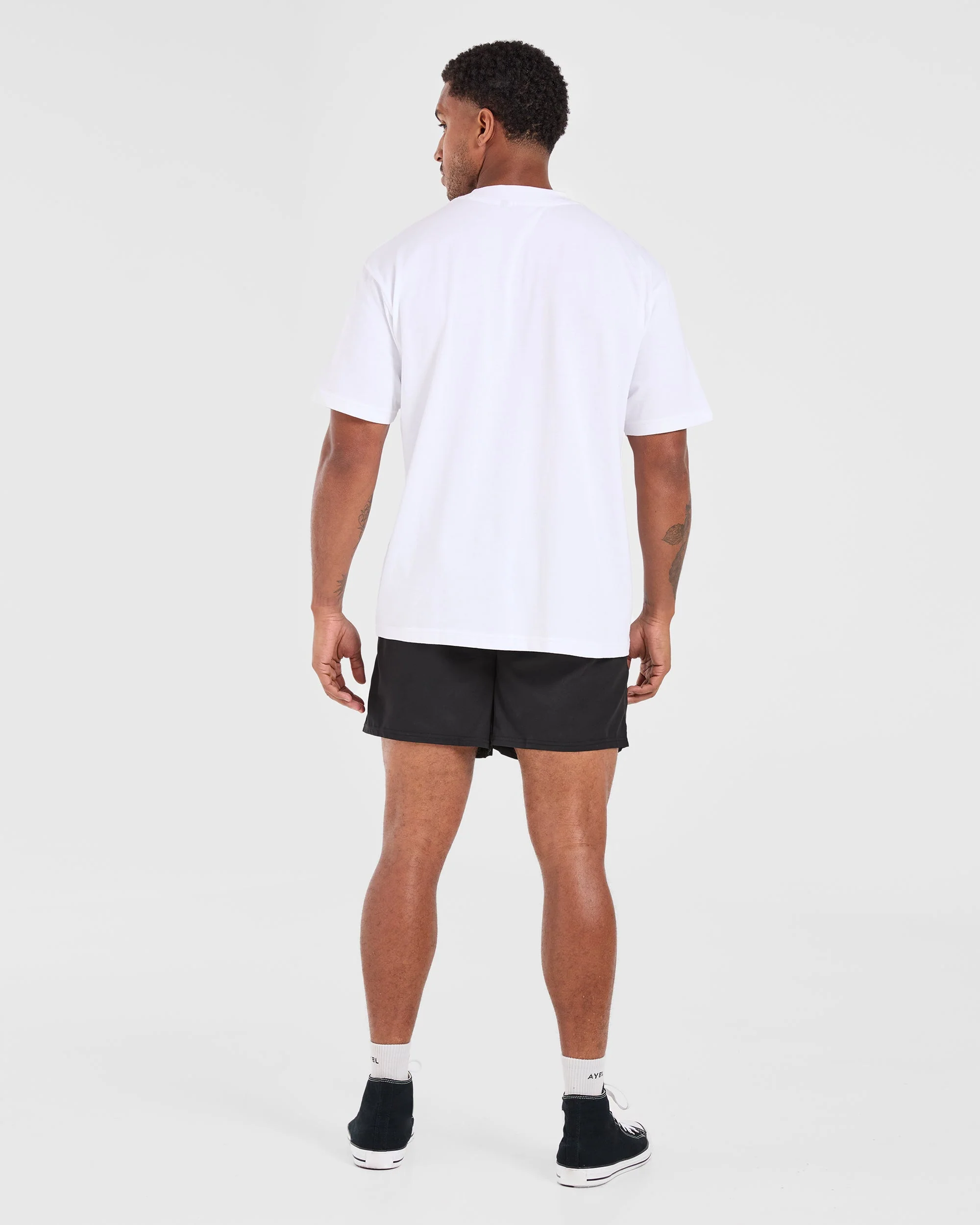 Retro Oversized T Shirt - White - Image 3