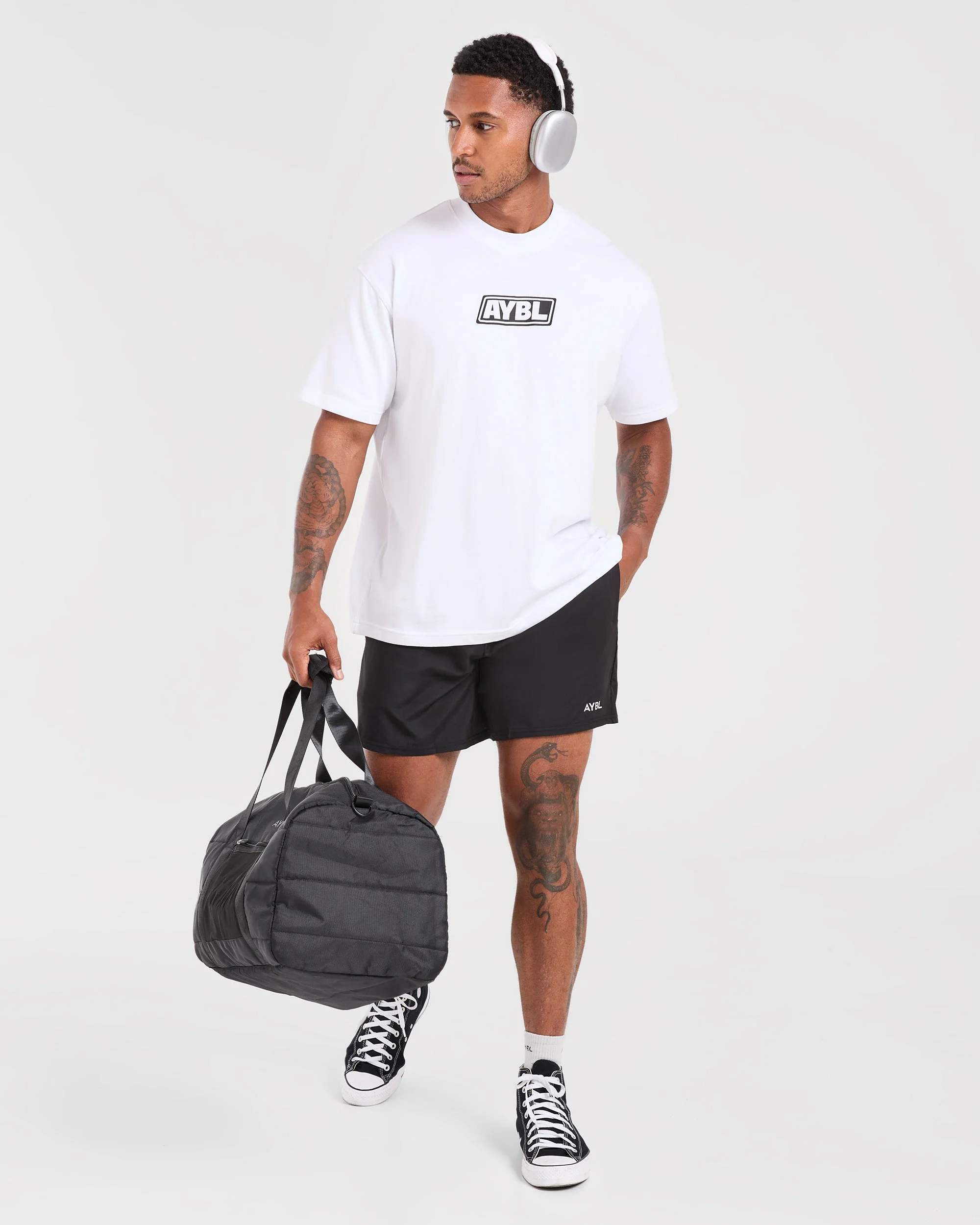 Retro Oversized T Shirt - White - Image 7