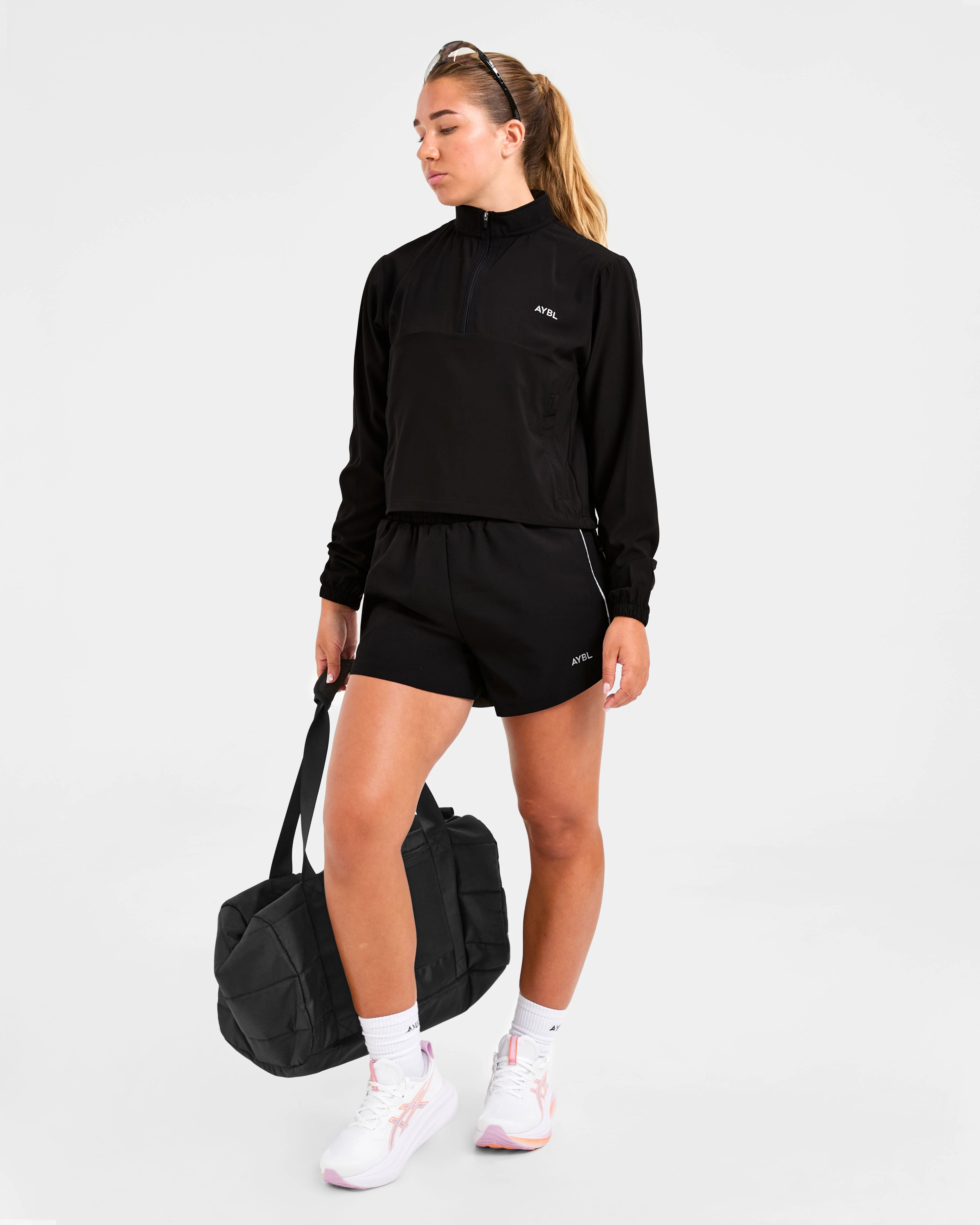 Run 1/2 Zip Jacket - Black - Image 7