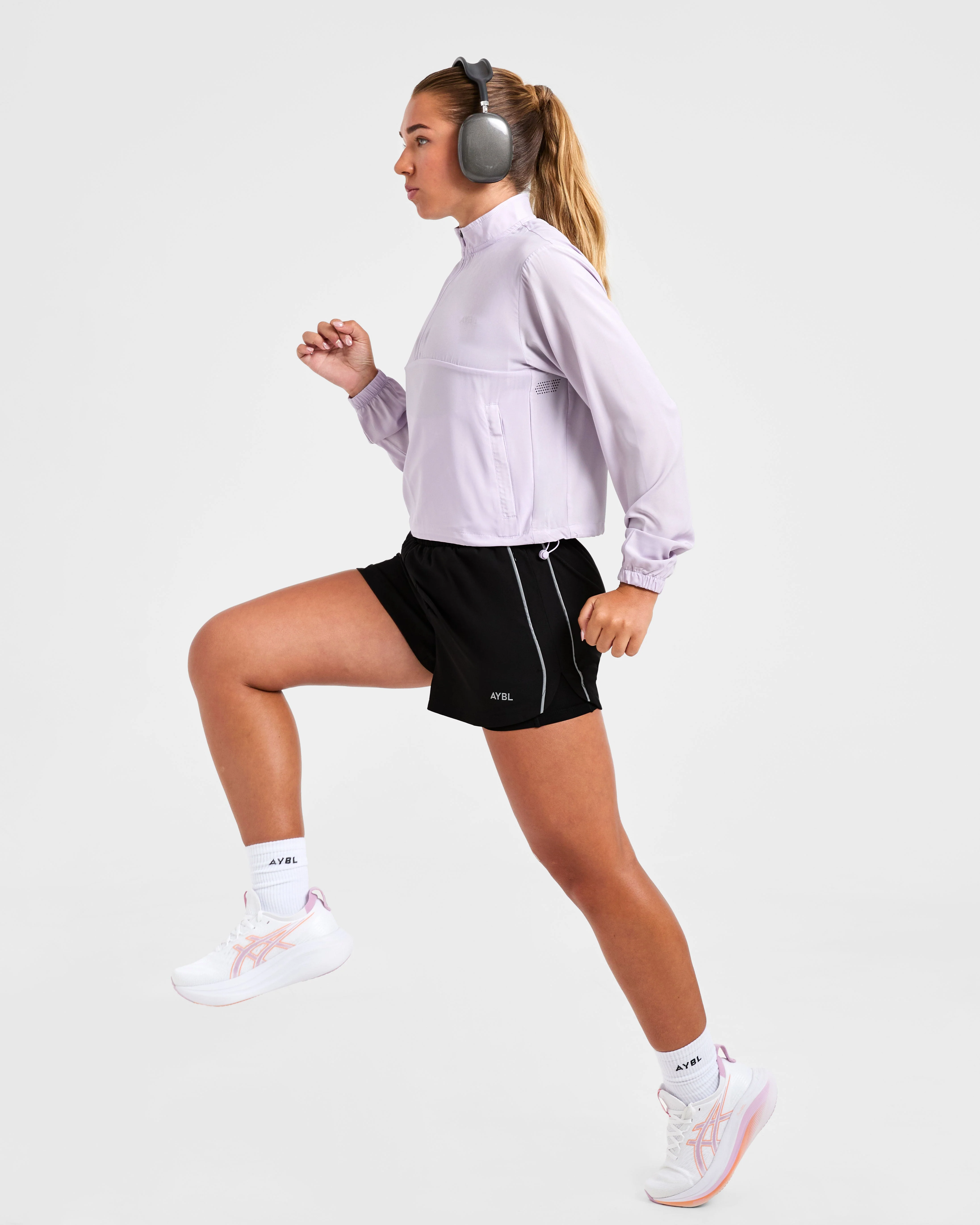 Run 1/2 Zip Jacket - Ice Lilac - Image 7