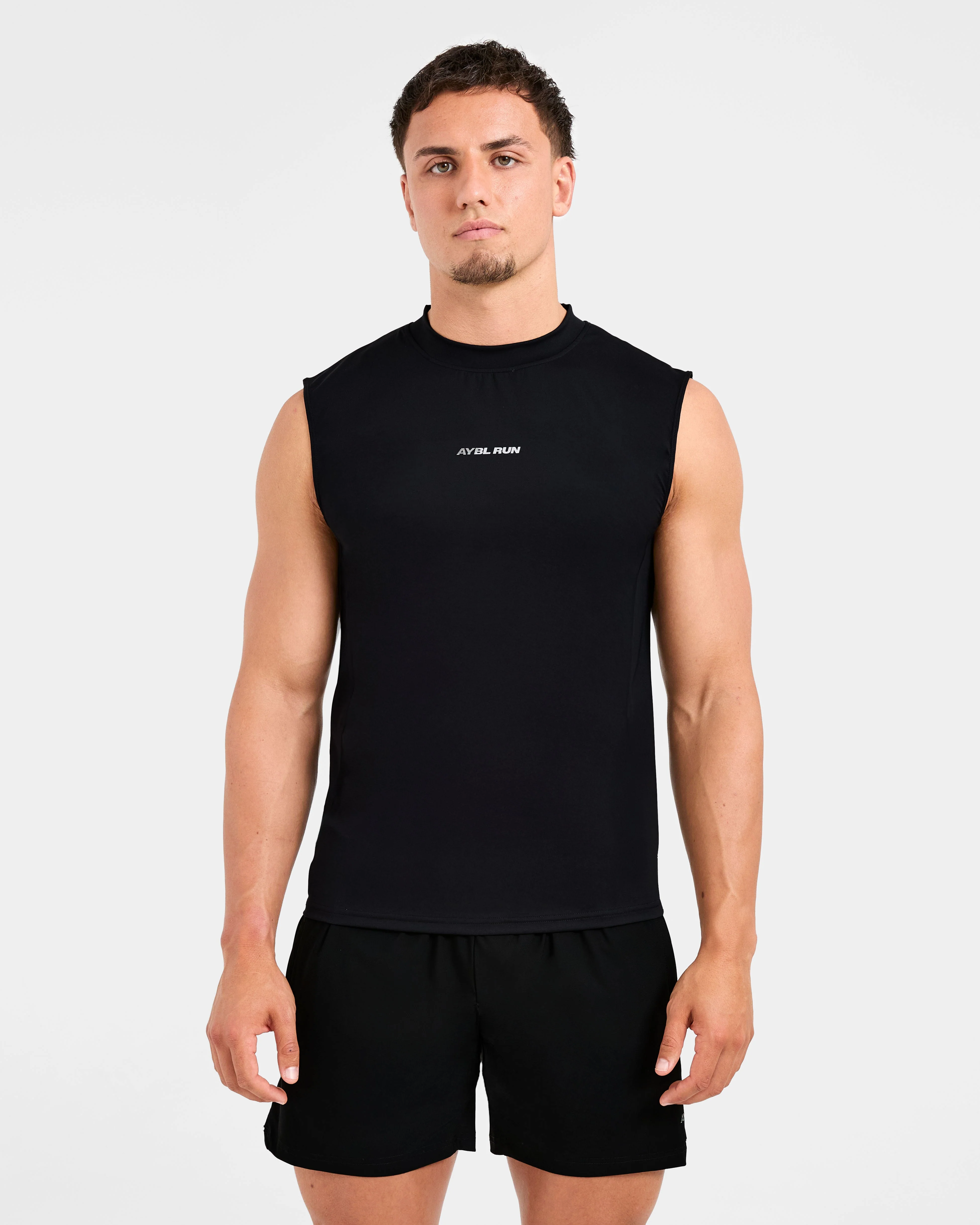 Run Slim Tank - Black