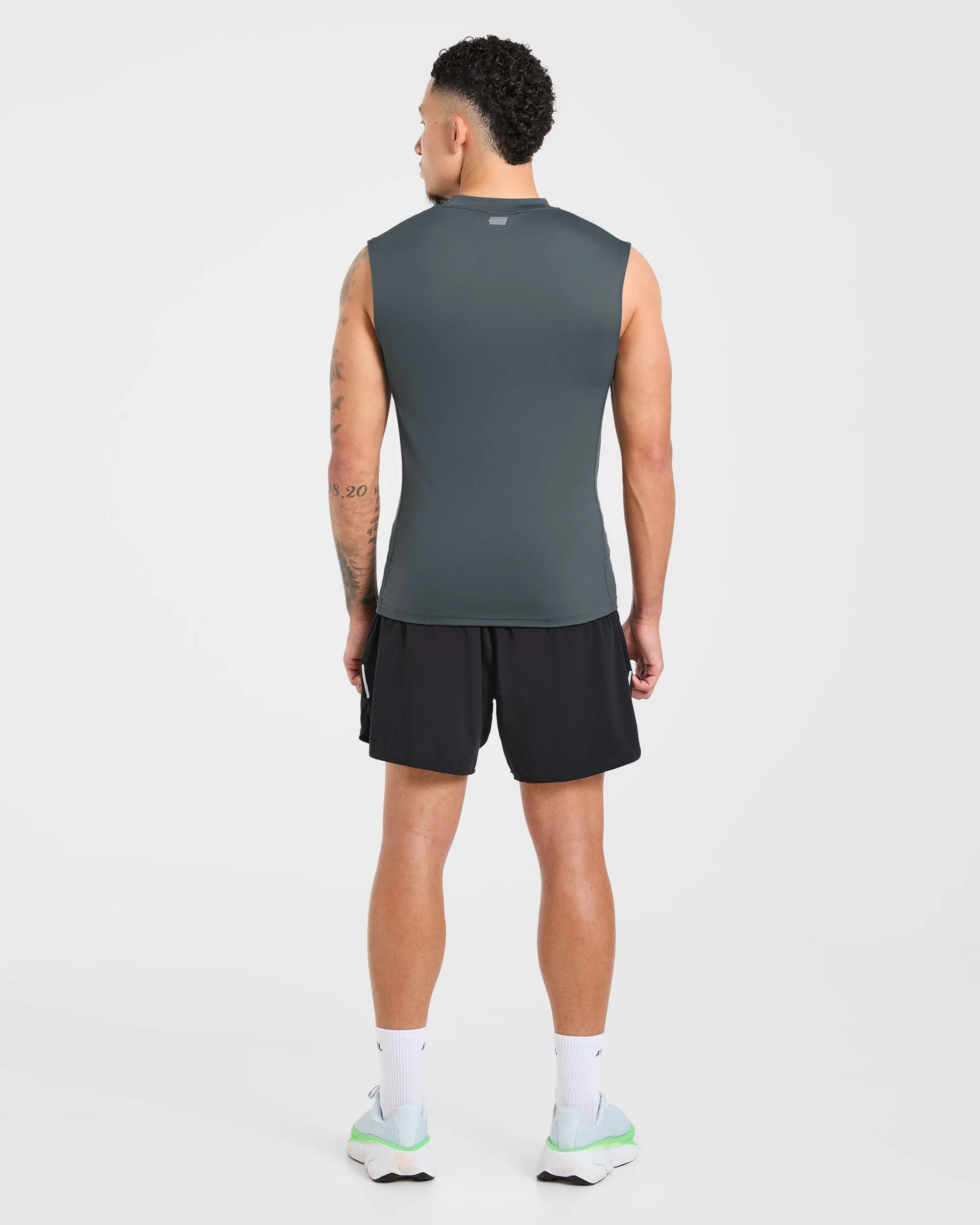 Run Slim Tank - Slate Blue - Image 4
