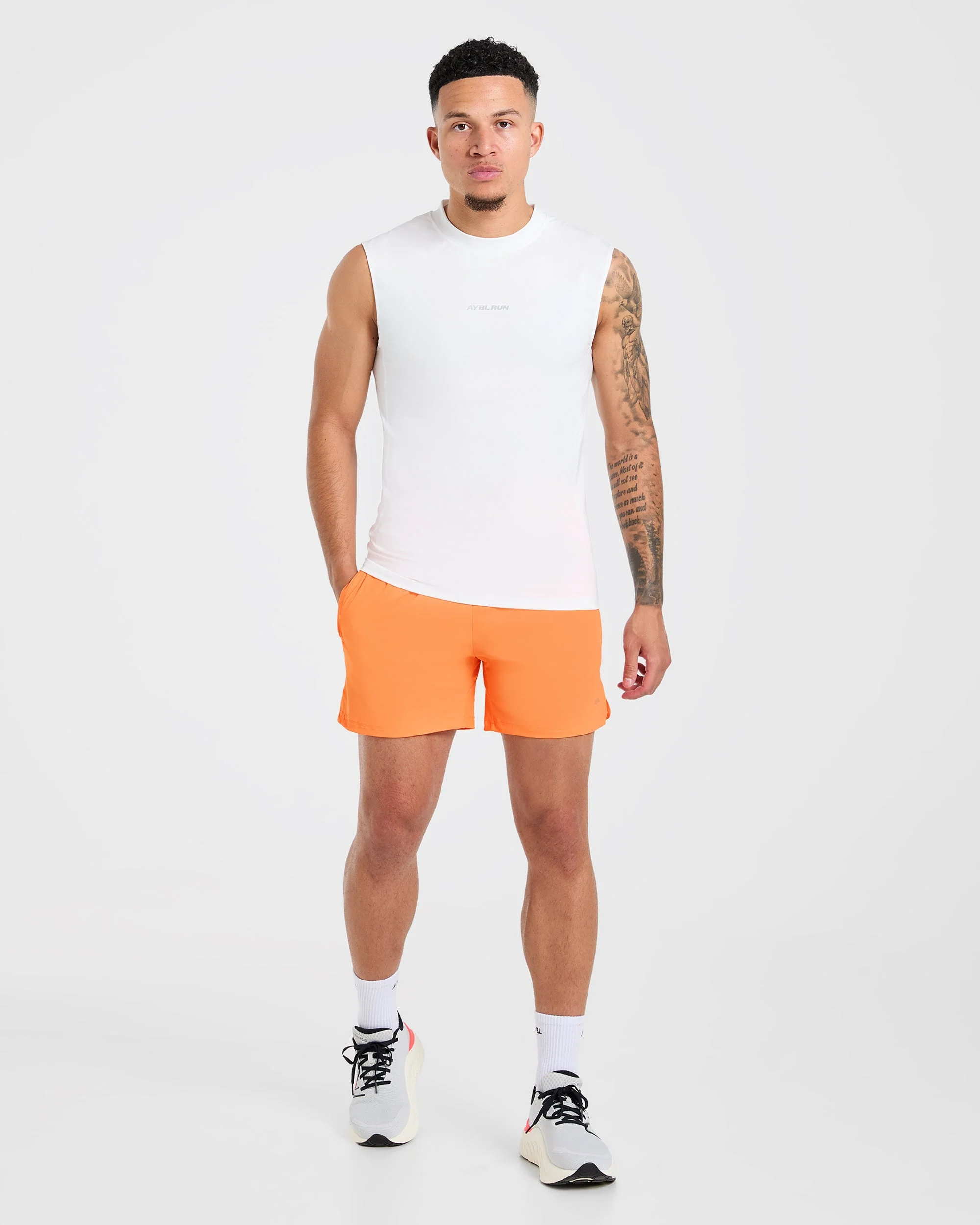 Run Slim Tank - White - Image 3