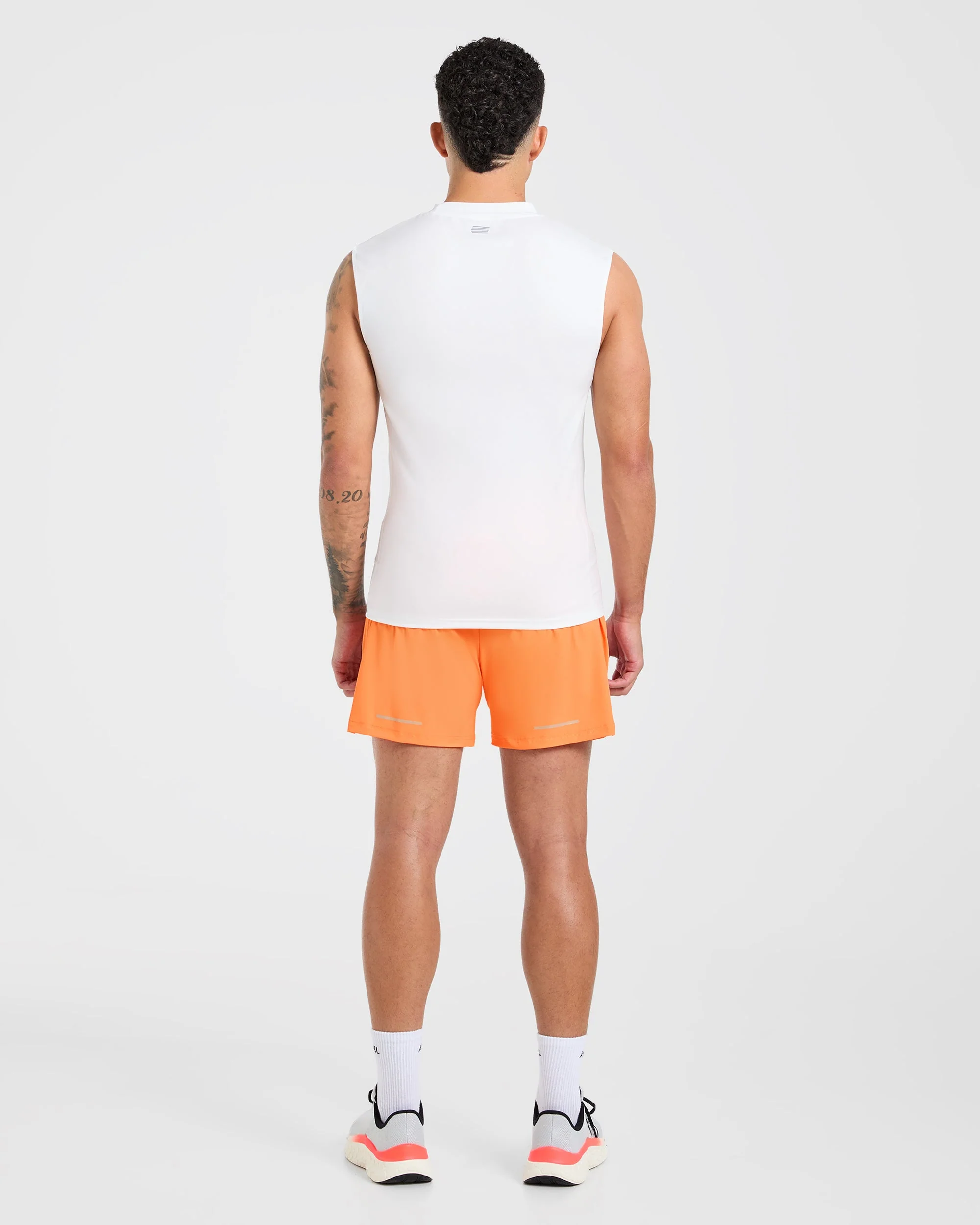 Run Slim Tank - White - Image 4