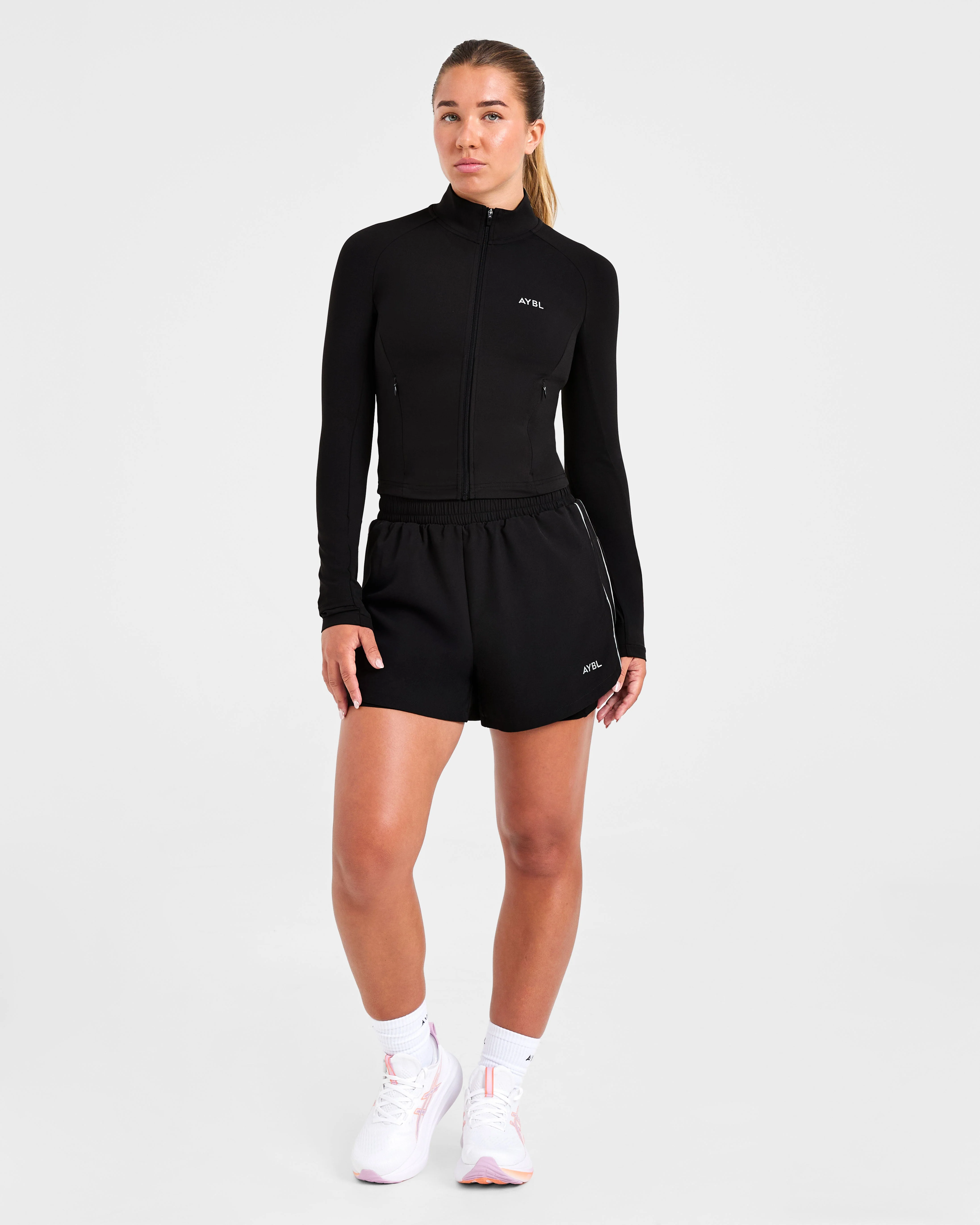Run Zip Jacket - Black - Image 3