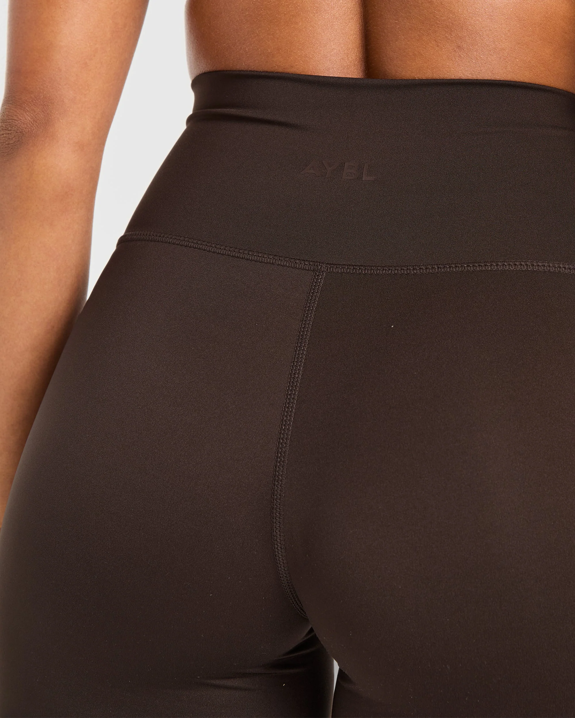 Sculpt Flared Leggings - Deep Cocoa Brown - Image 6