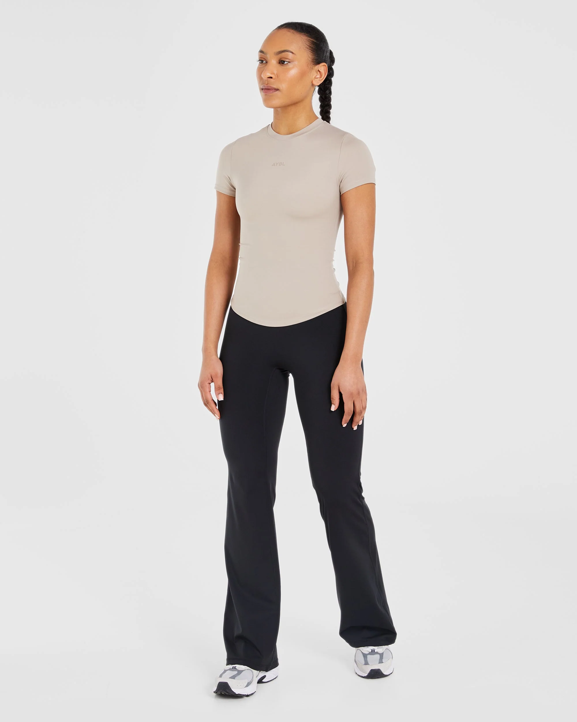 Sculpt T Shirt - Latte - Image 3
