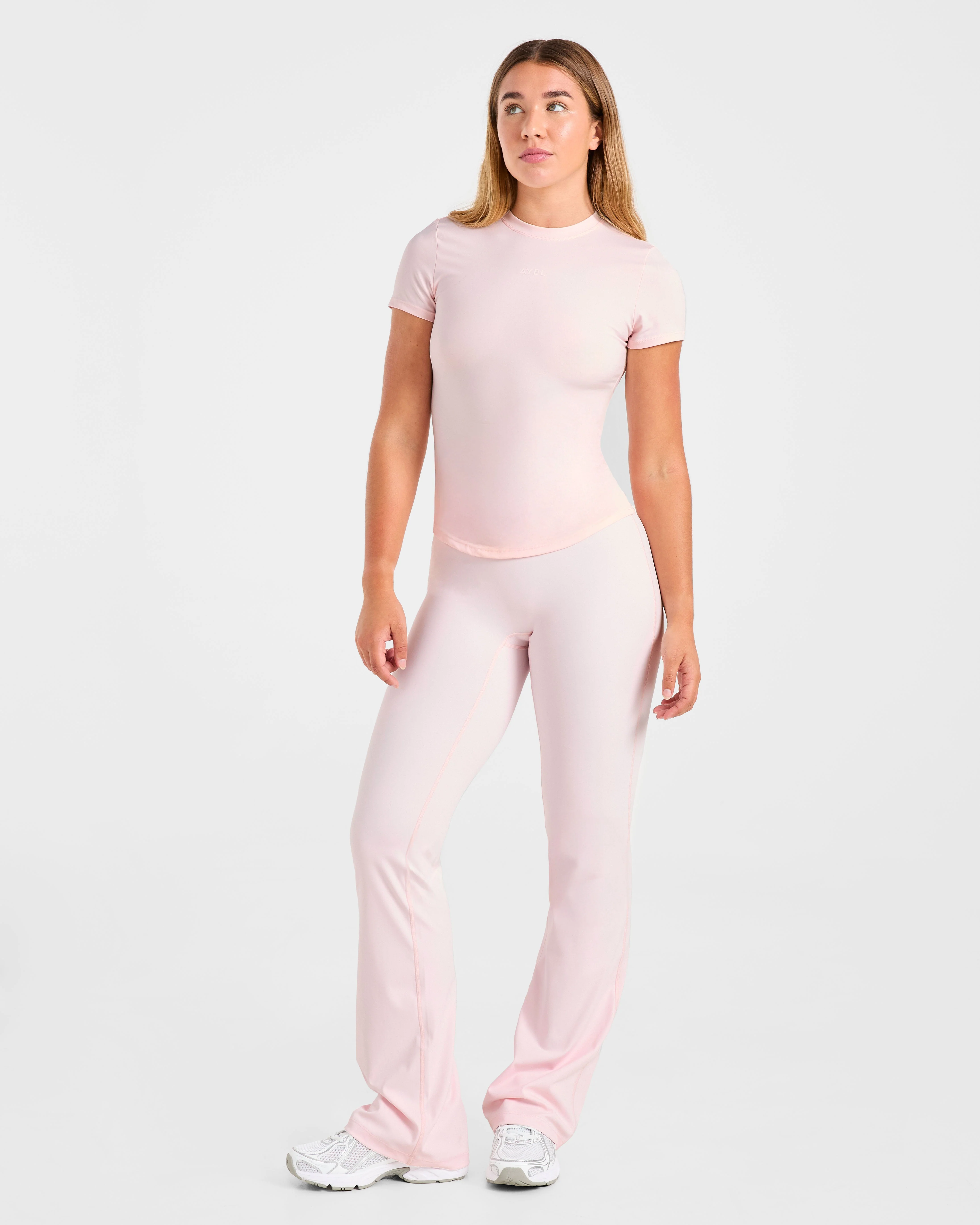Sculpt T Shirt - Pastel Pink - Image 3