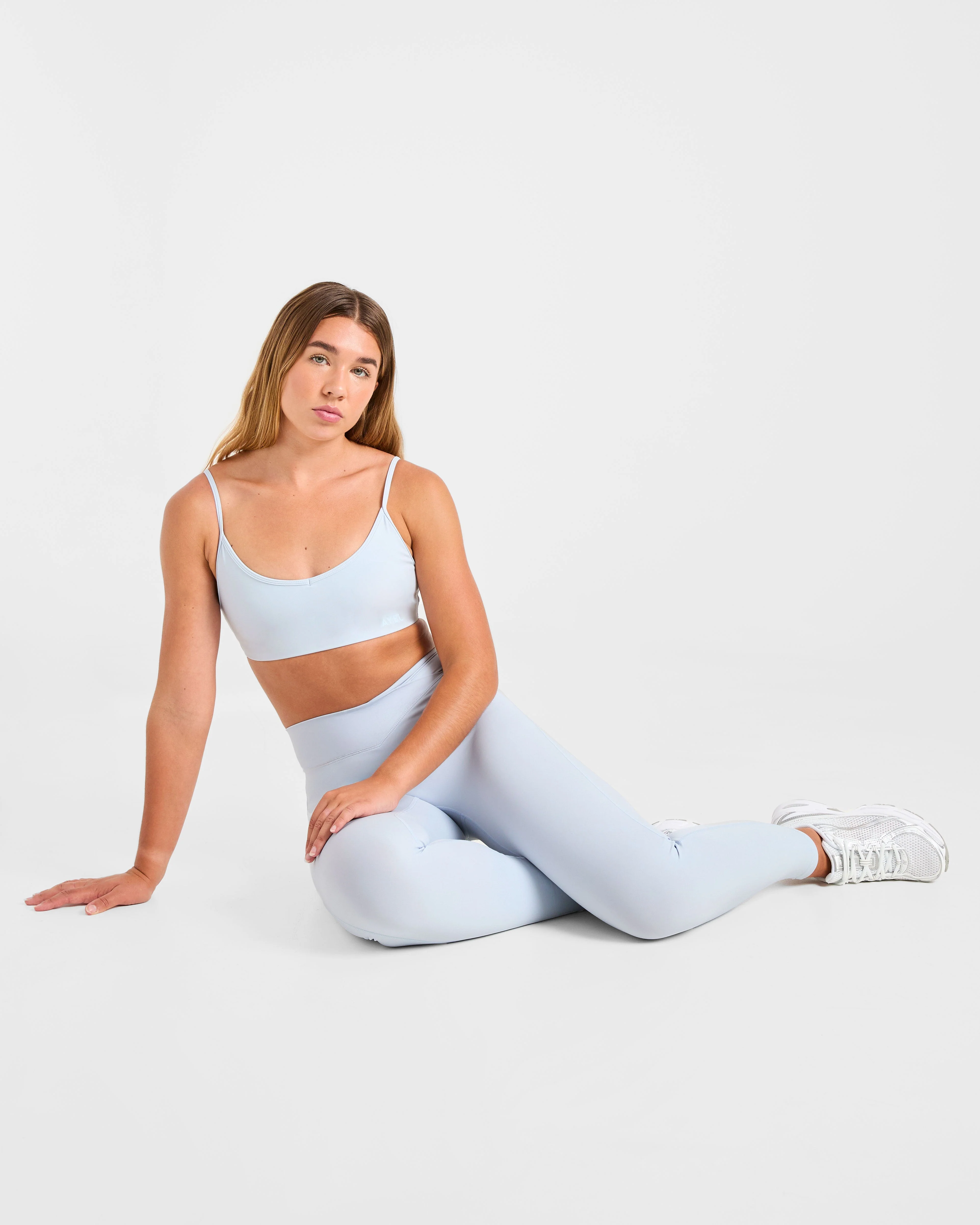 Sculpt Wrap Leggings - Iced Blue - Image 8