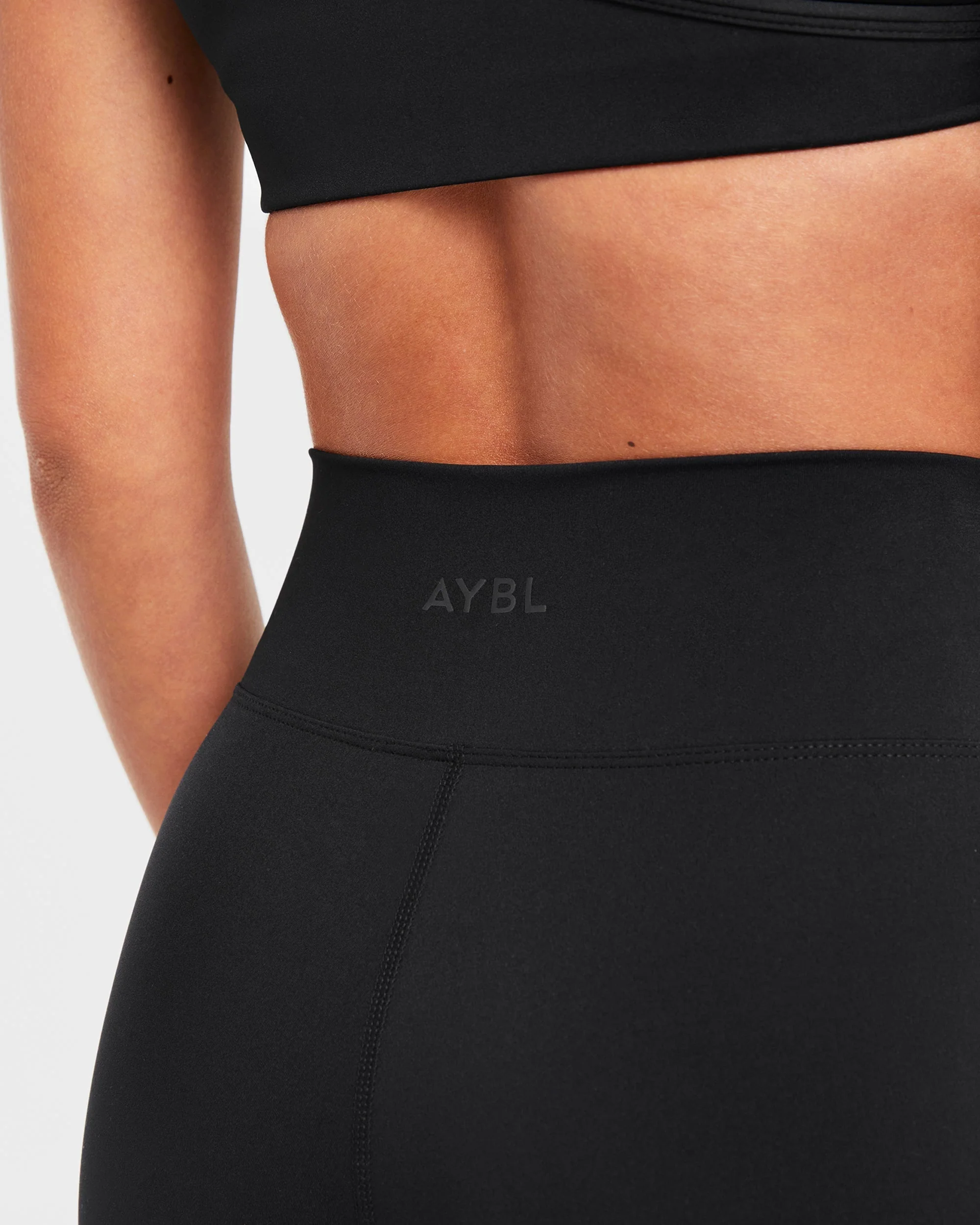 Sculpt Wrap Shorts - Black - Image 6