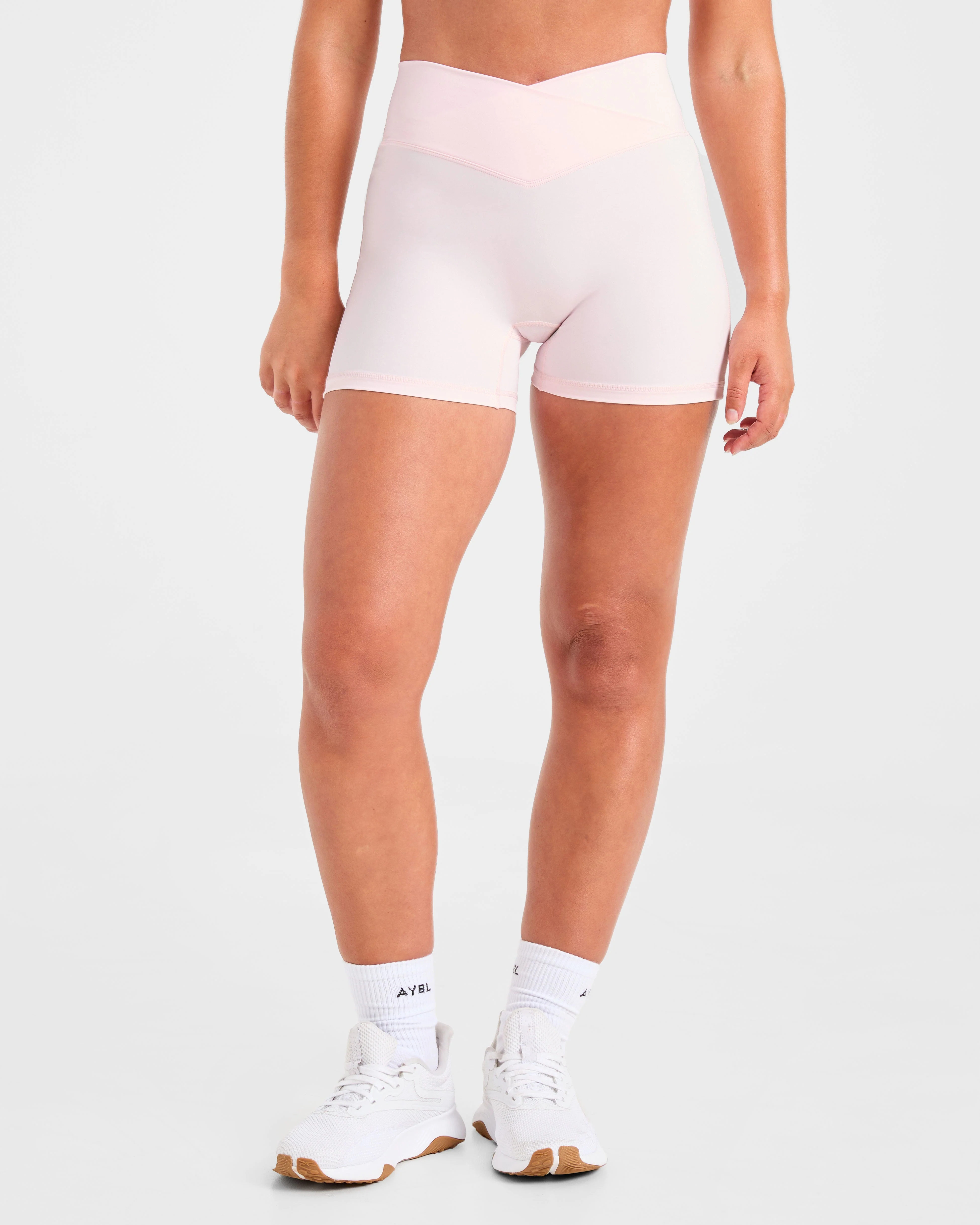 Sculpt Wrap Shorts - Iced Pink