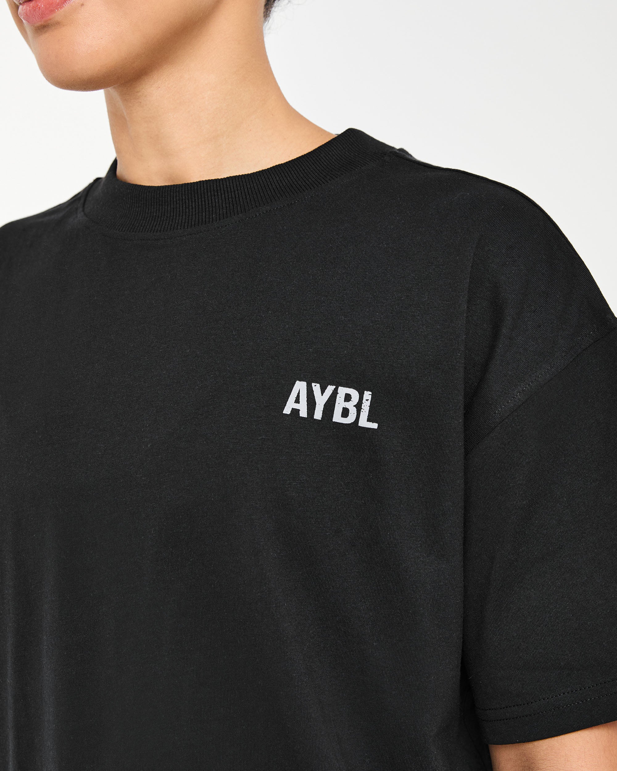 Show Up Oversized T Shirt - Black - Image 5