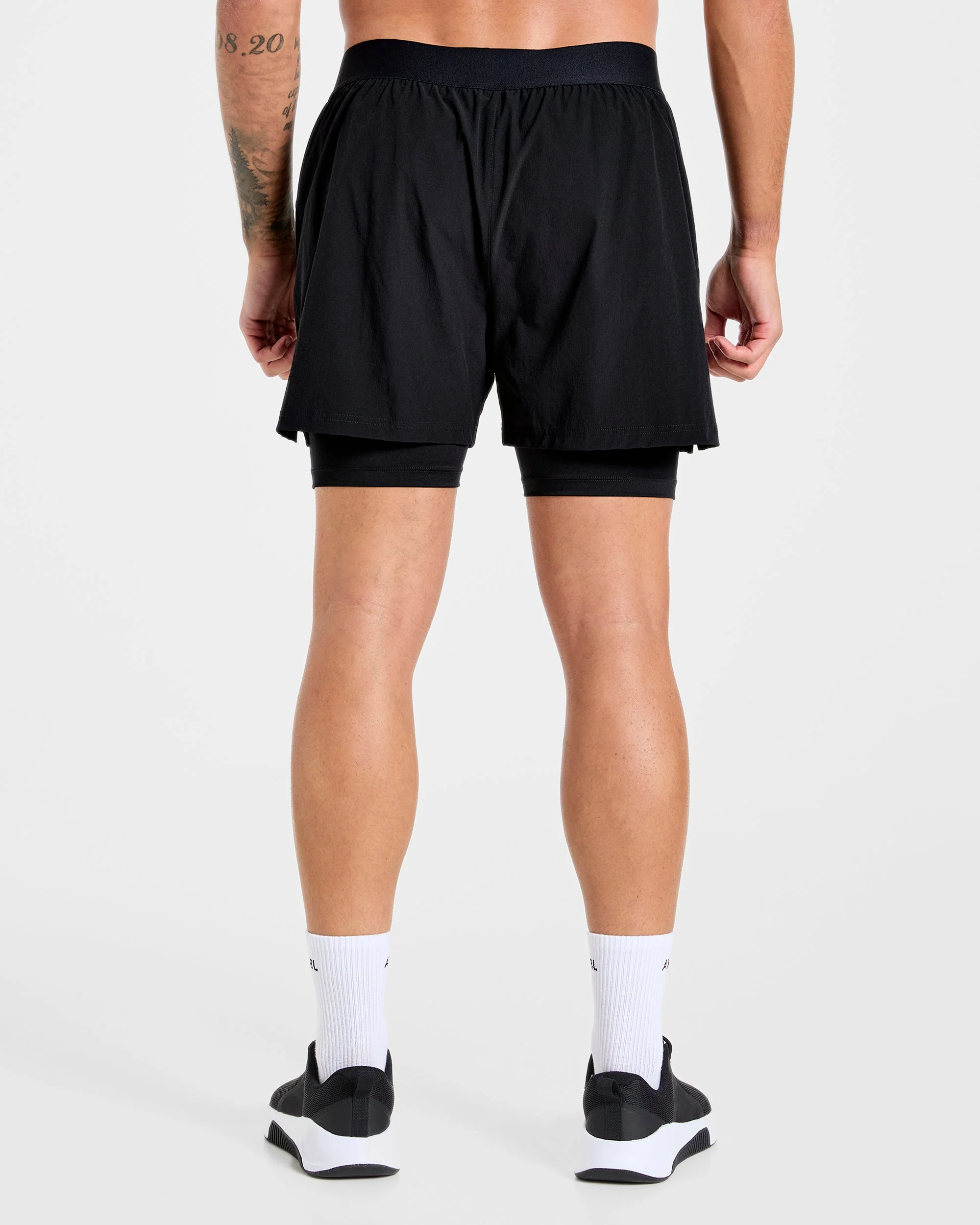 Signature 2 in 1 Shorts - Black - Image 2