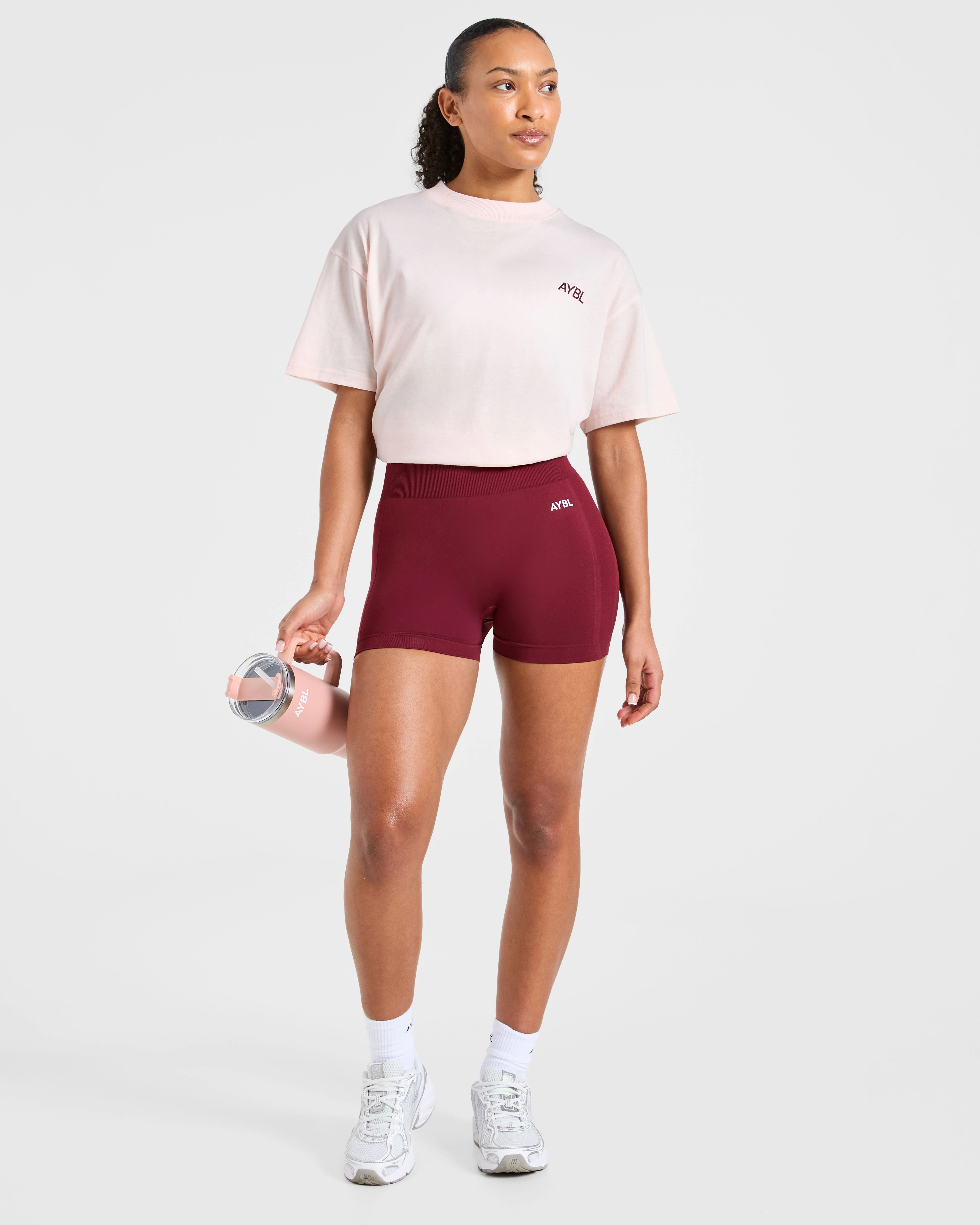 Sport Society Oversized T Shirt - Pink - Image 7