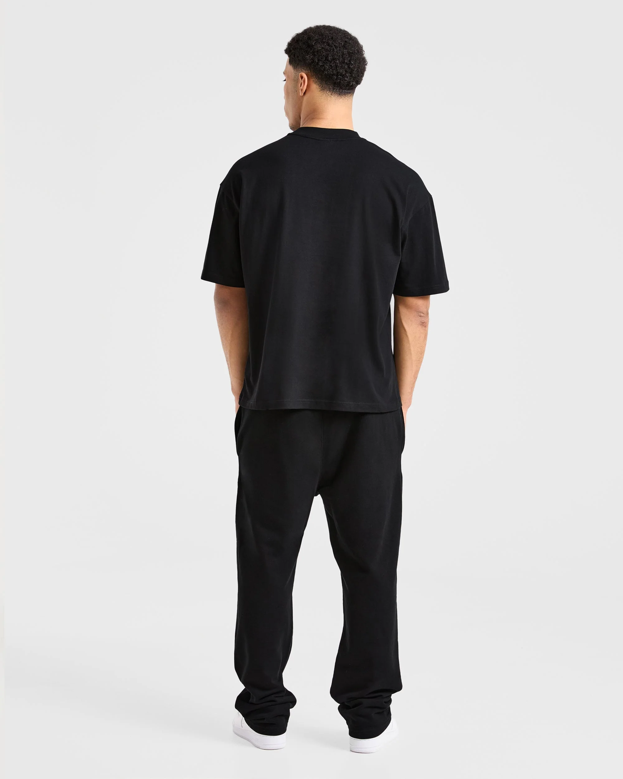 Sports Club Dot Oversized T Shirt - Black - Image 4