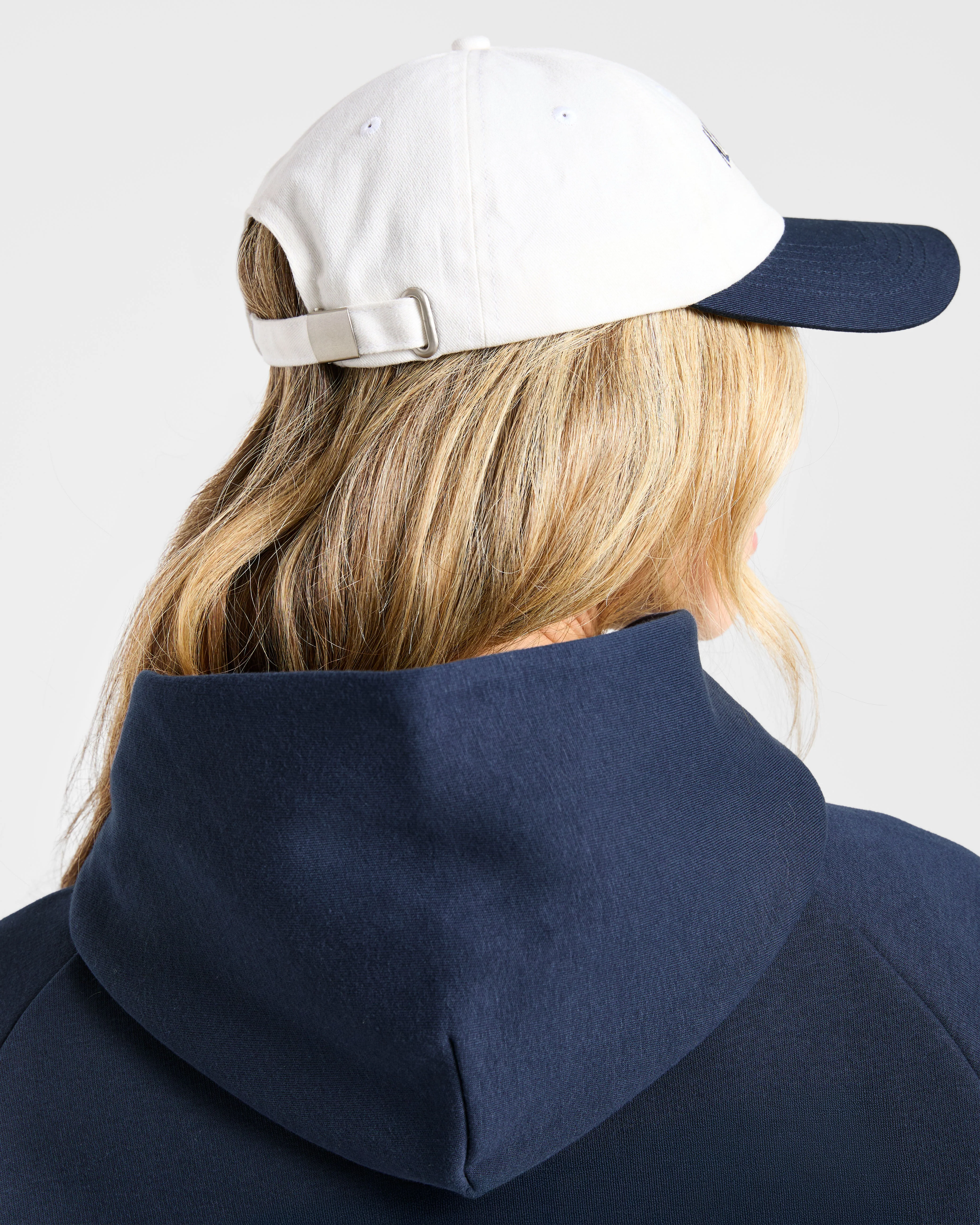 Sports Collective Cap - Off White/Navy - Image 4