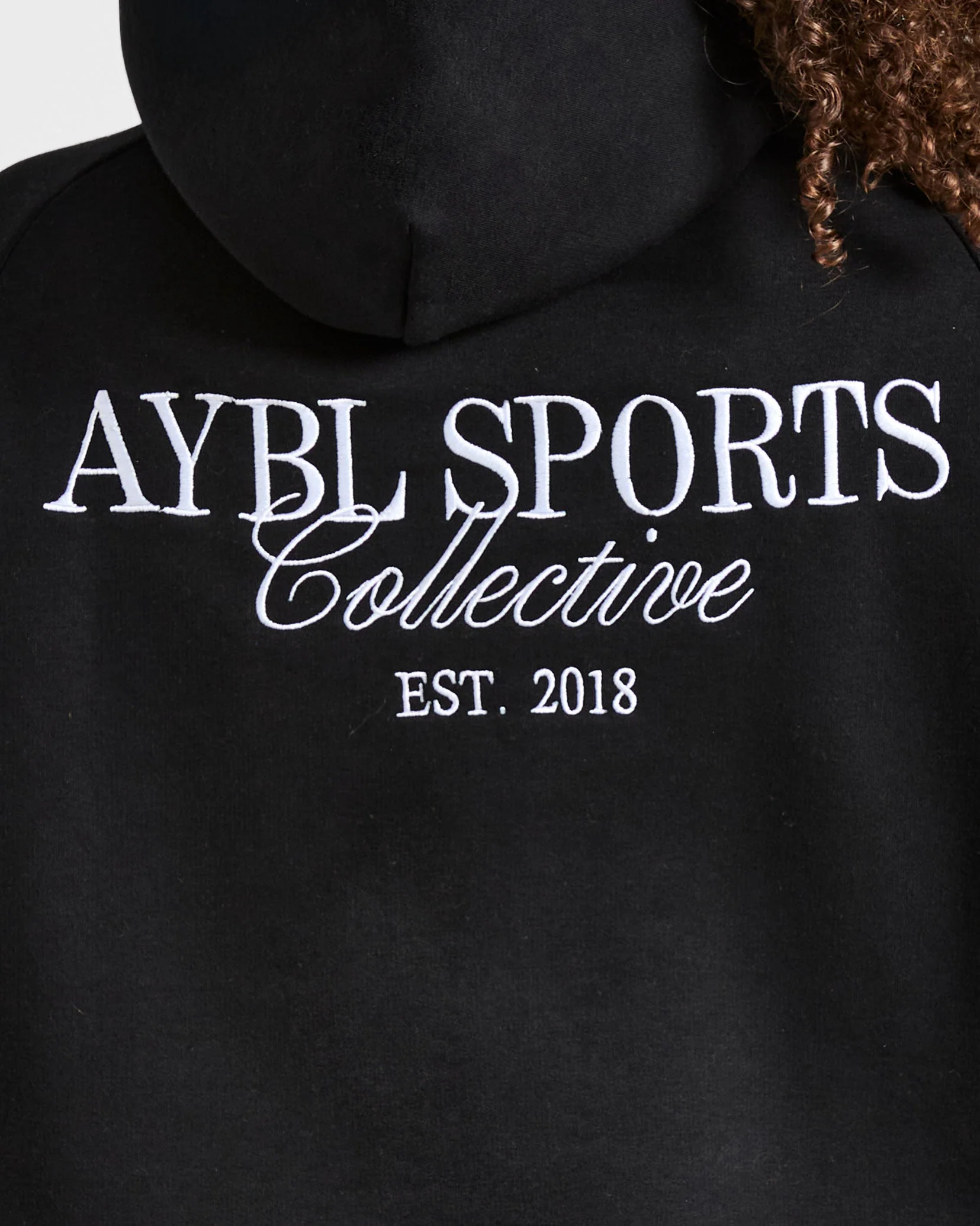 Sports Collective Oversized Hoodie - Black - Image 6