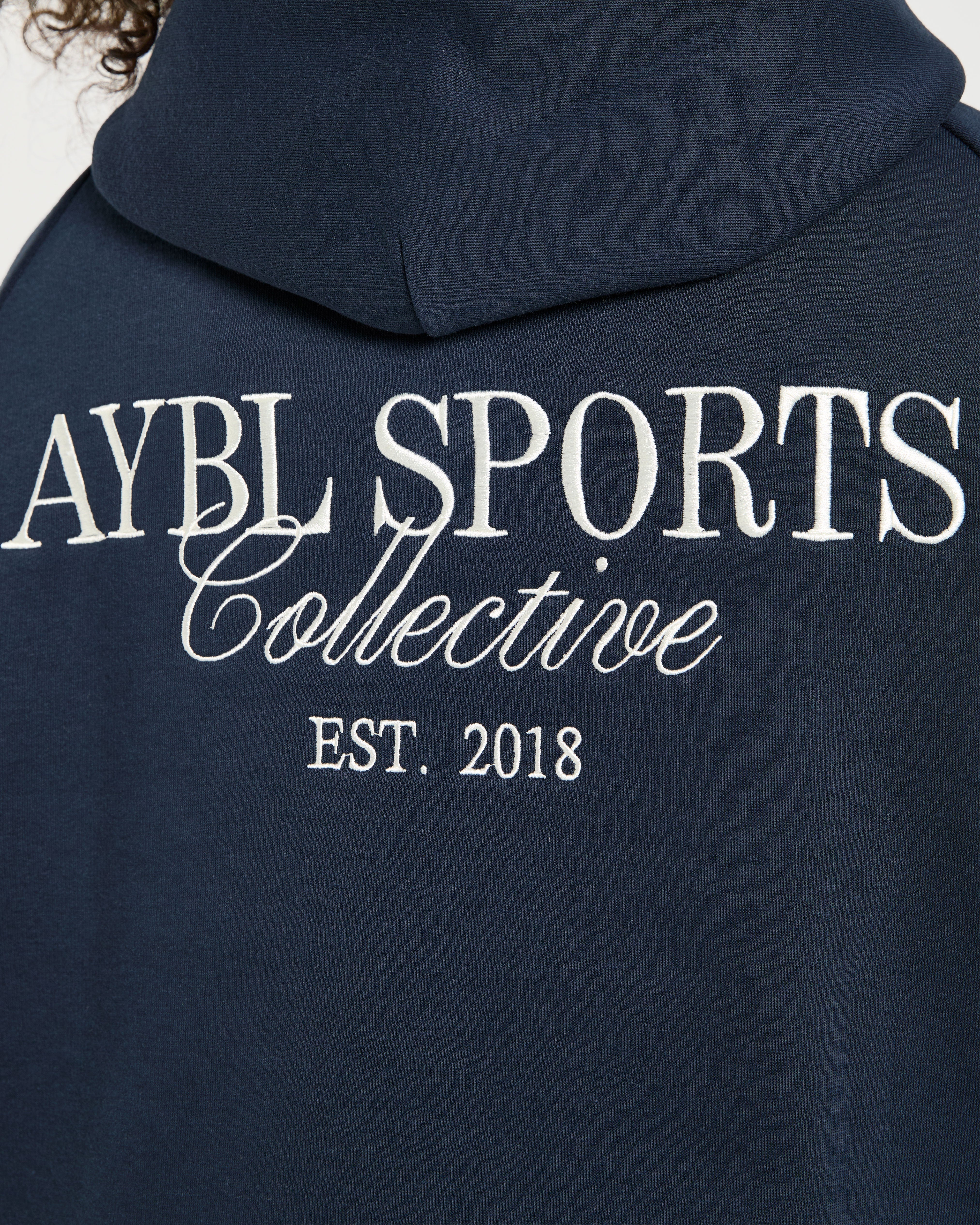 Sports Collective Oversized Hoodie - True Navy - Image 6