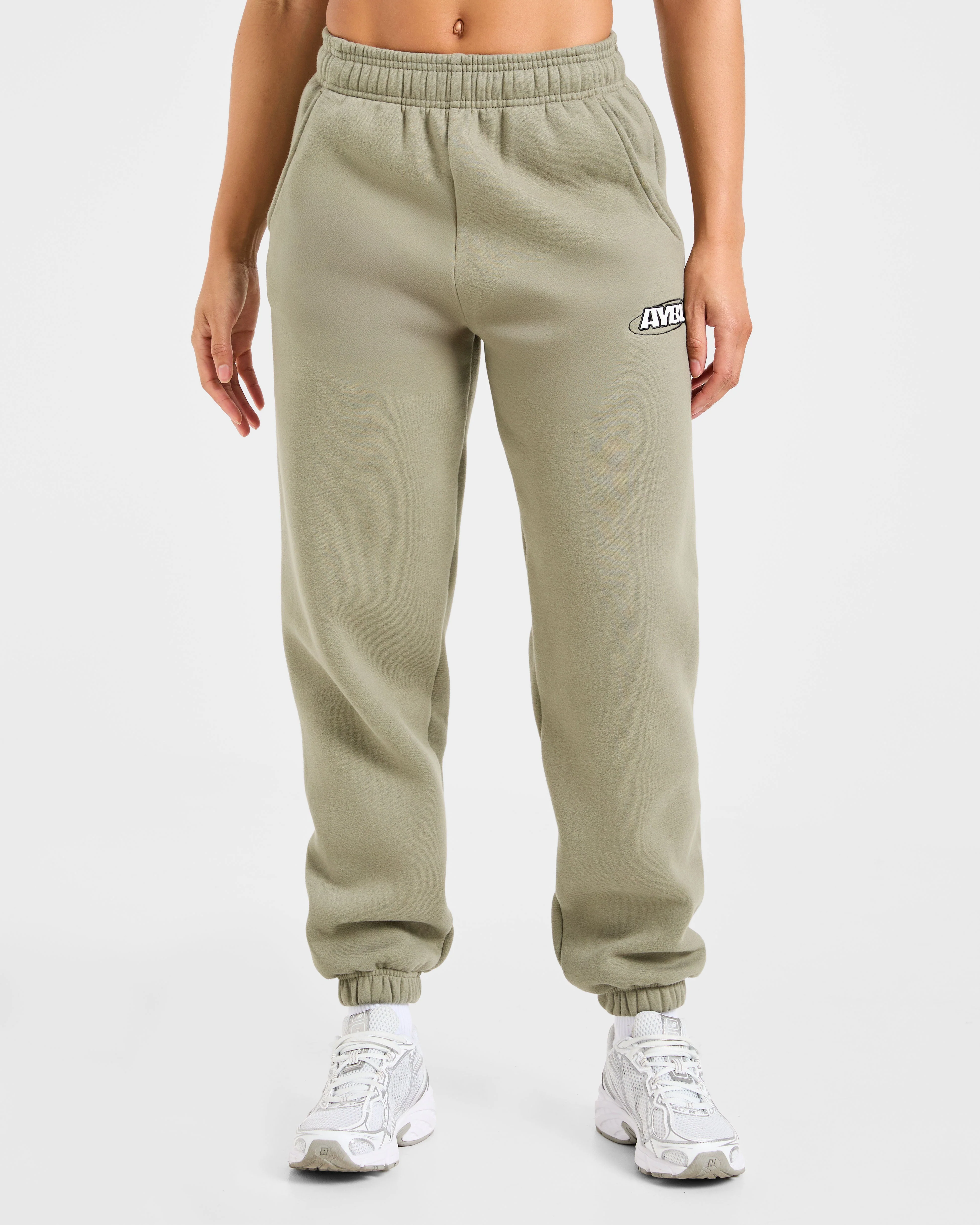 Sports Essentials Oversized Joggers - Muted Olive