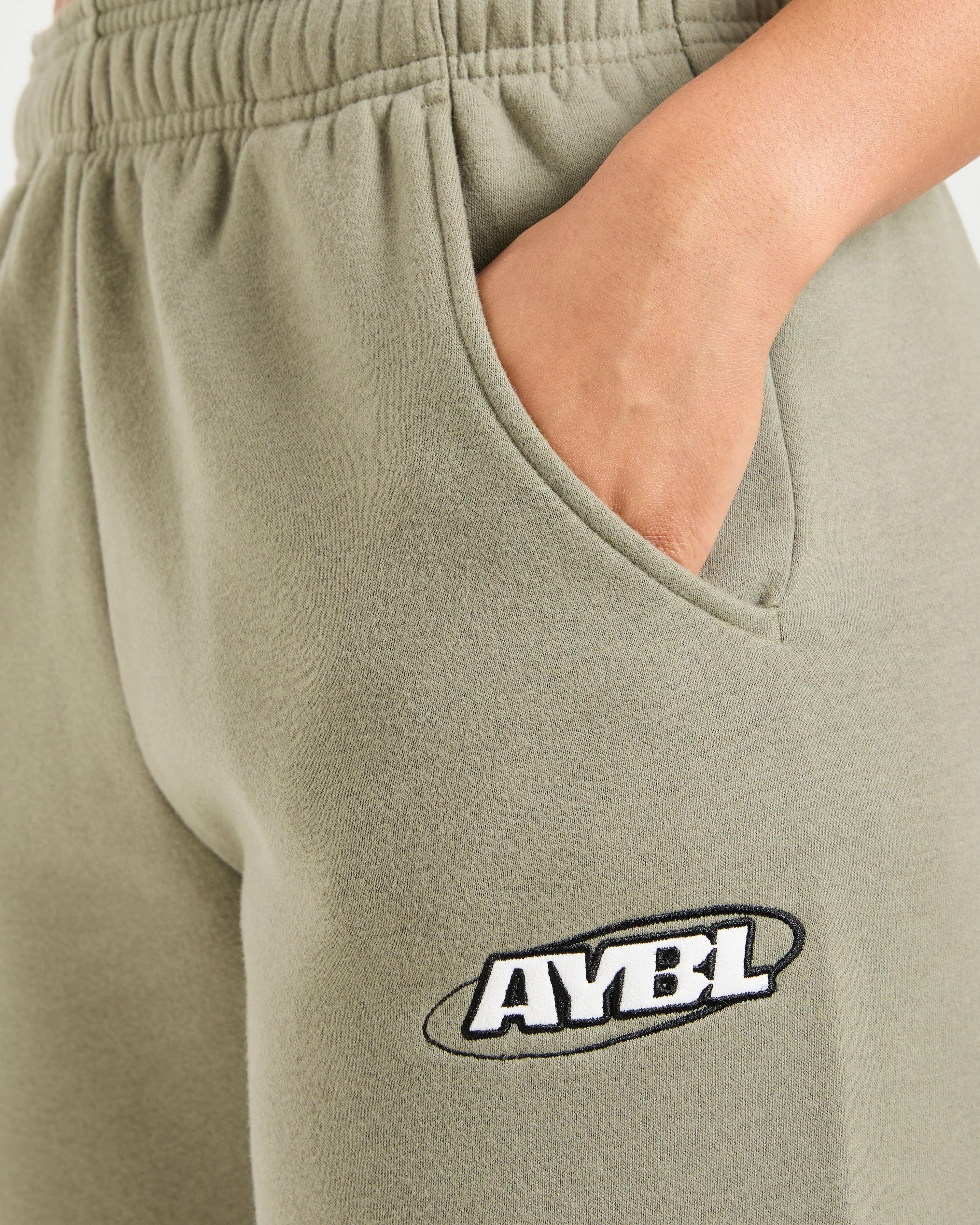 Sports Essentials Oversized Joggers - Muted Olive - Image 5