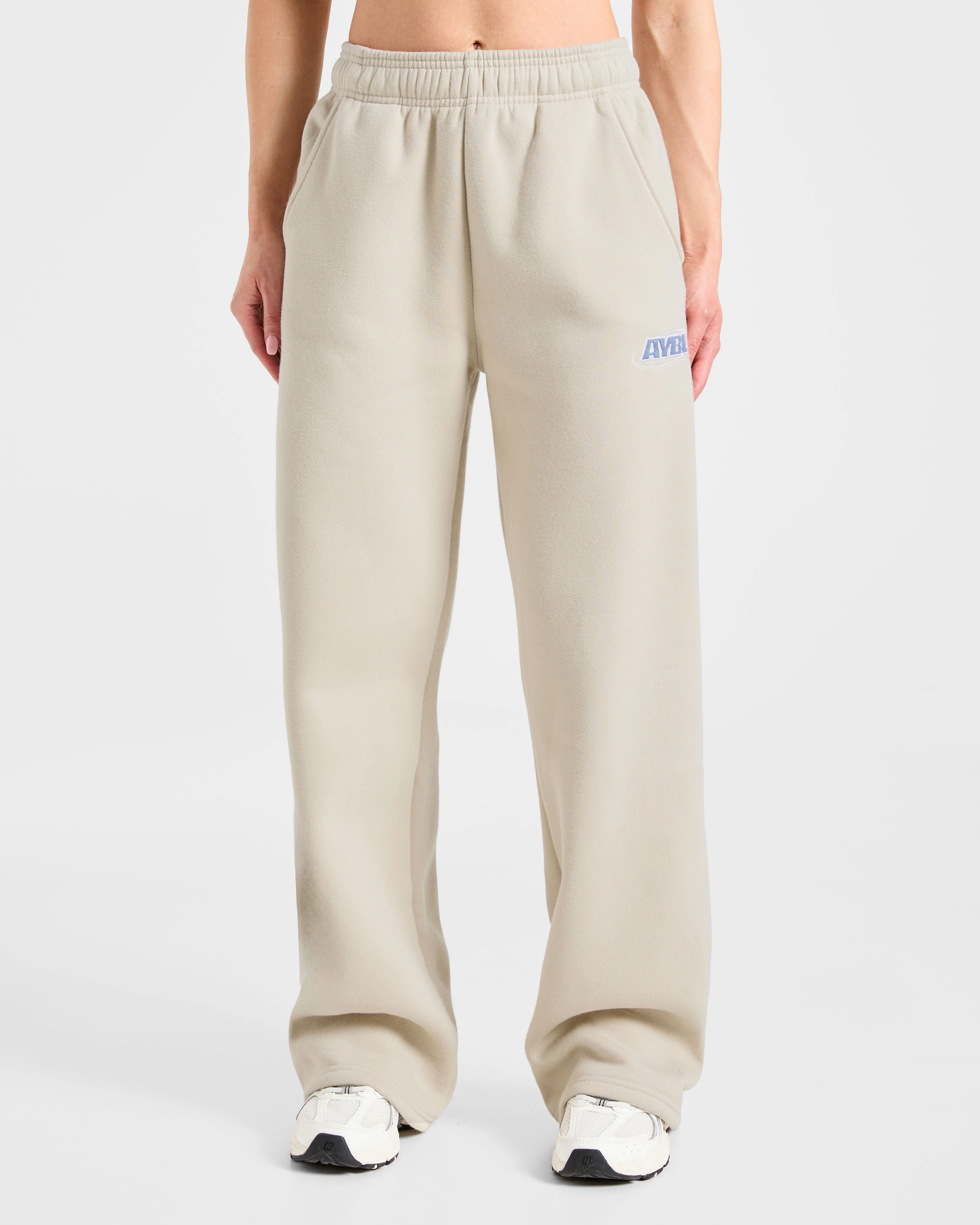 Sports Essentials Oversized Straight Leg Joggers - Sand