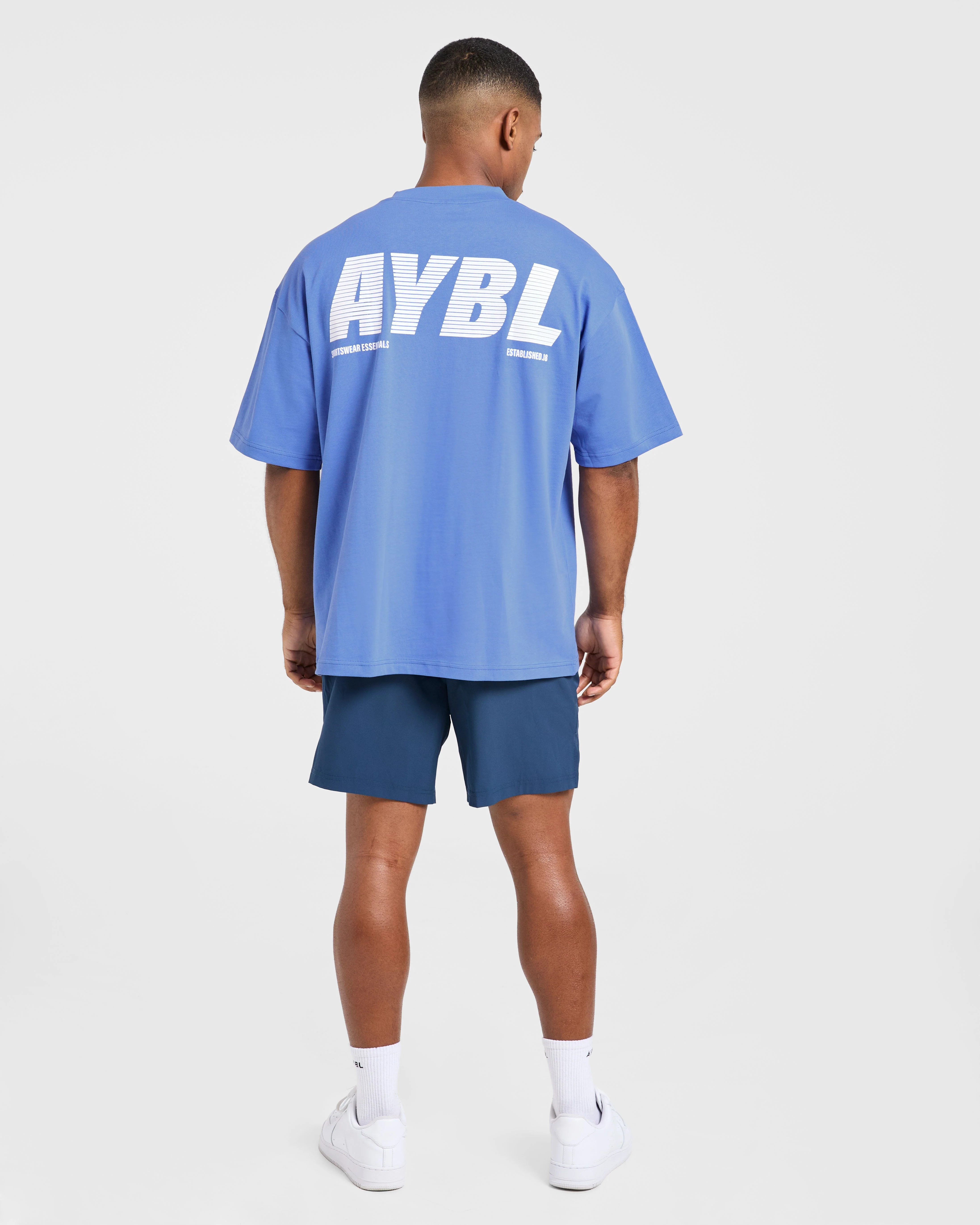 Sportswear Essentials Oversized T Shirt - Indigo Blue - Image 4