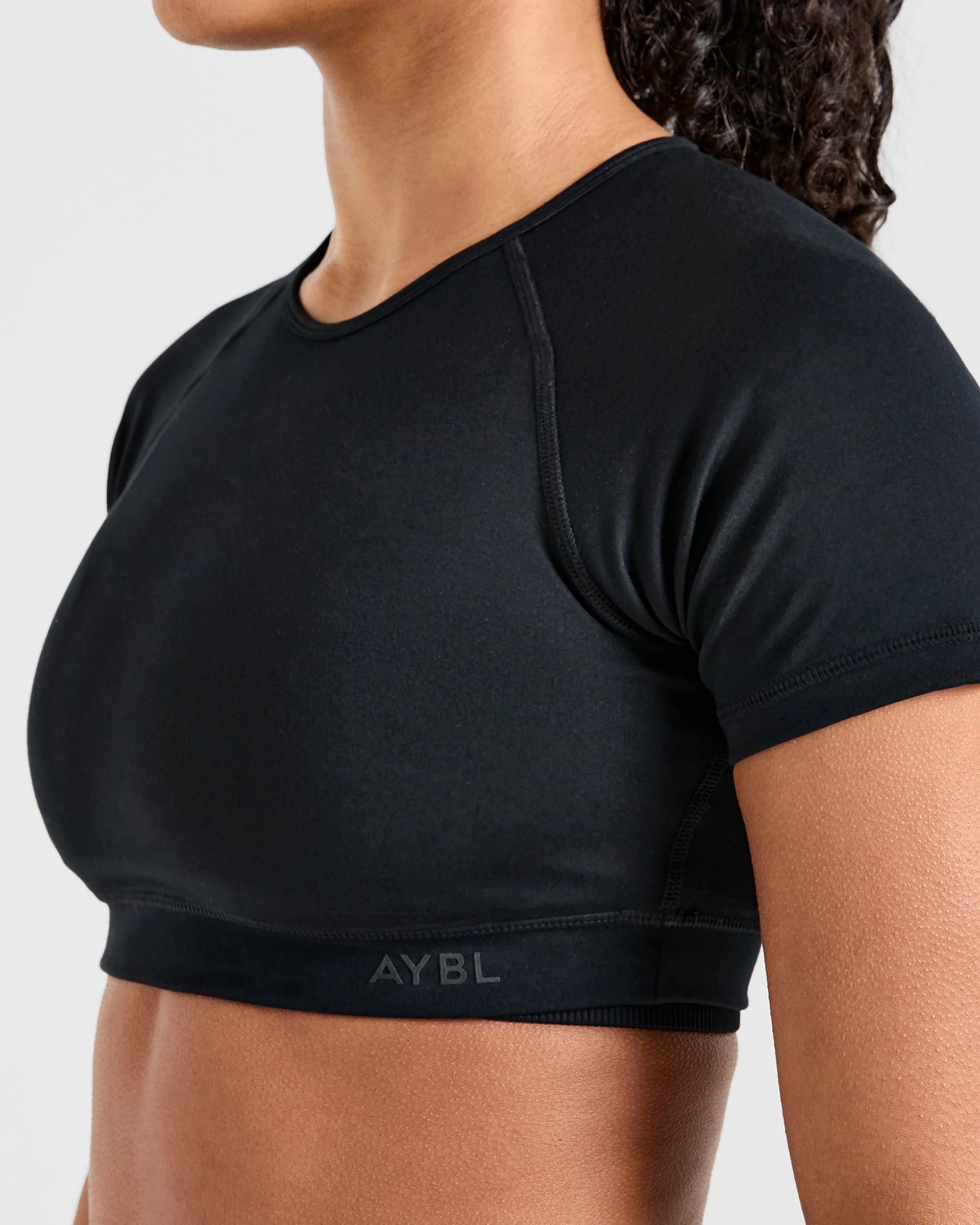 Staple Crop Top - Black - Image 5