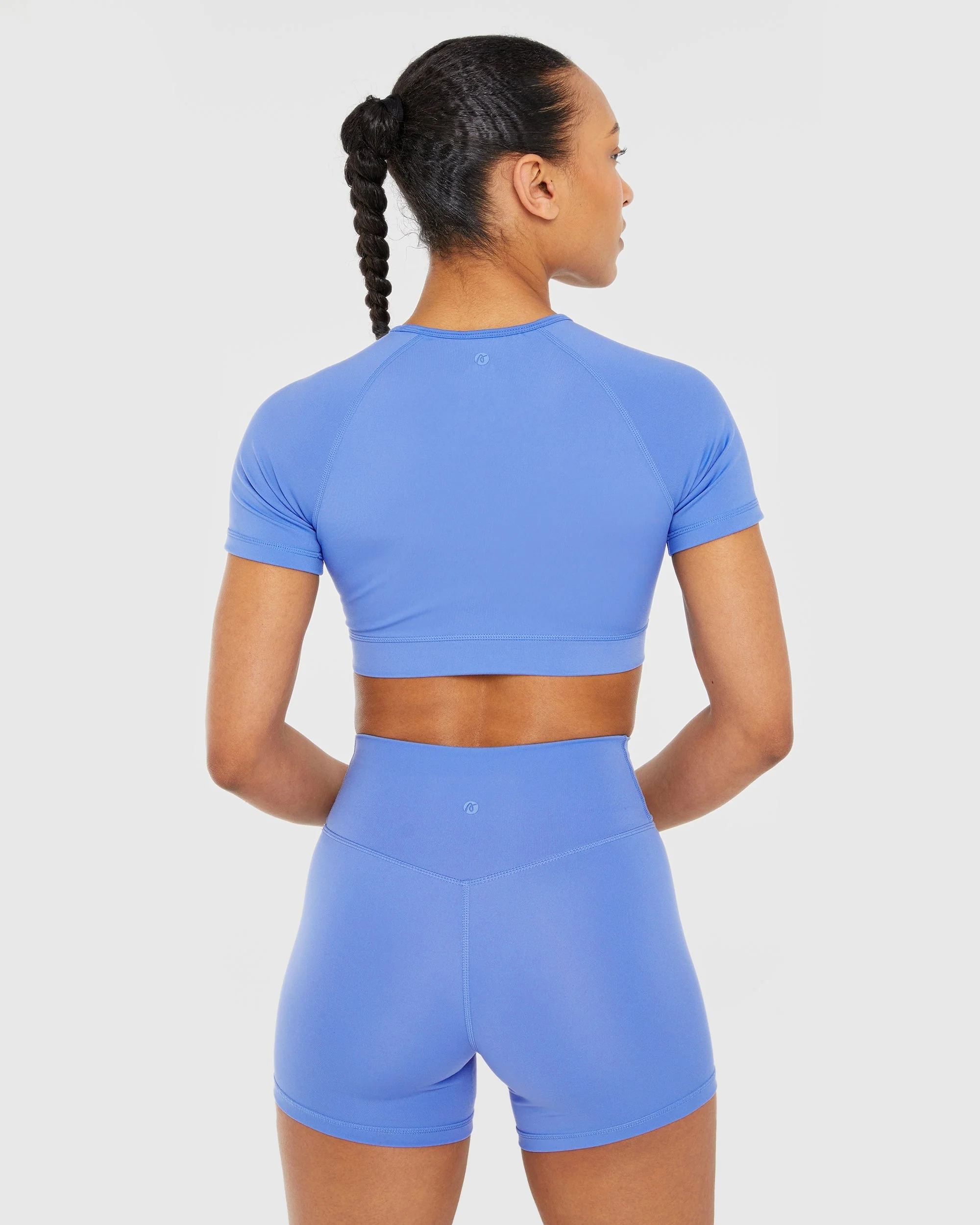 Staple Crop Top - Cobalt Blue - Image 2