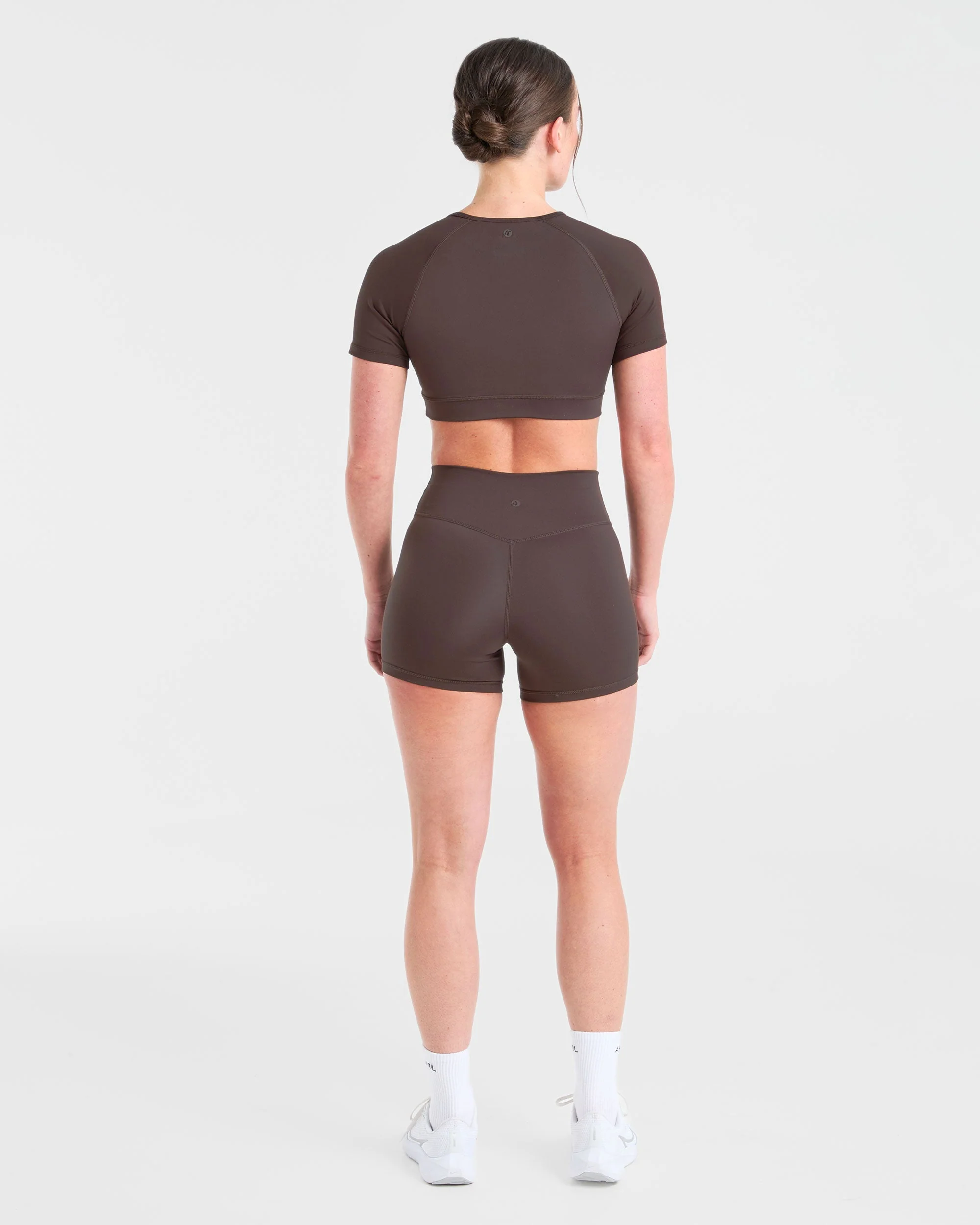 Staple Crop Top - Coffee Brown - Image 12