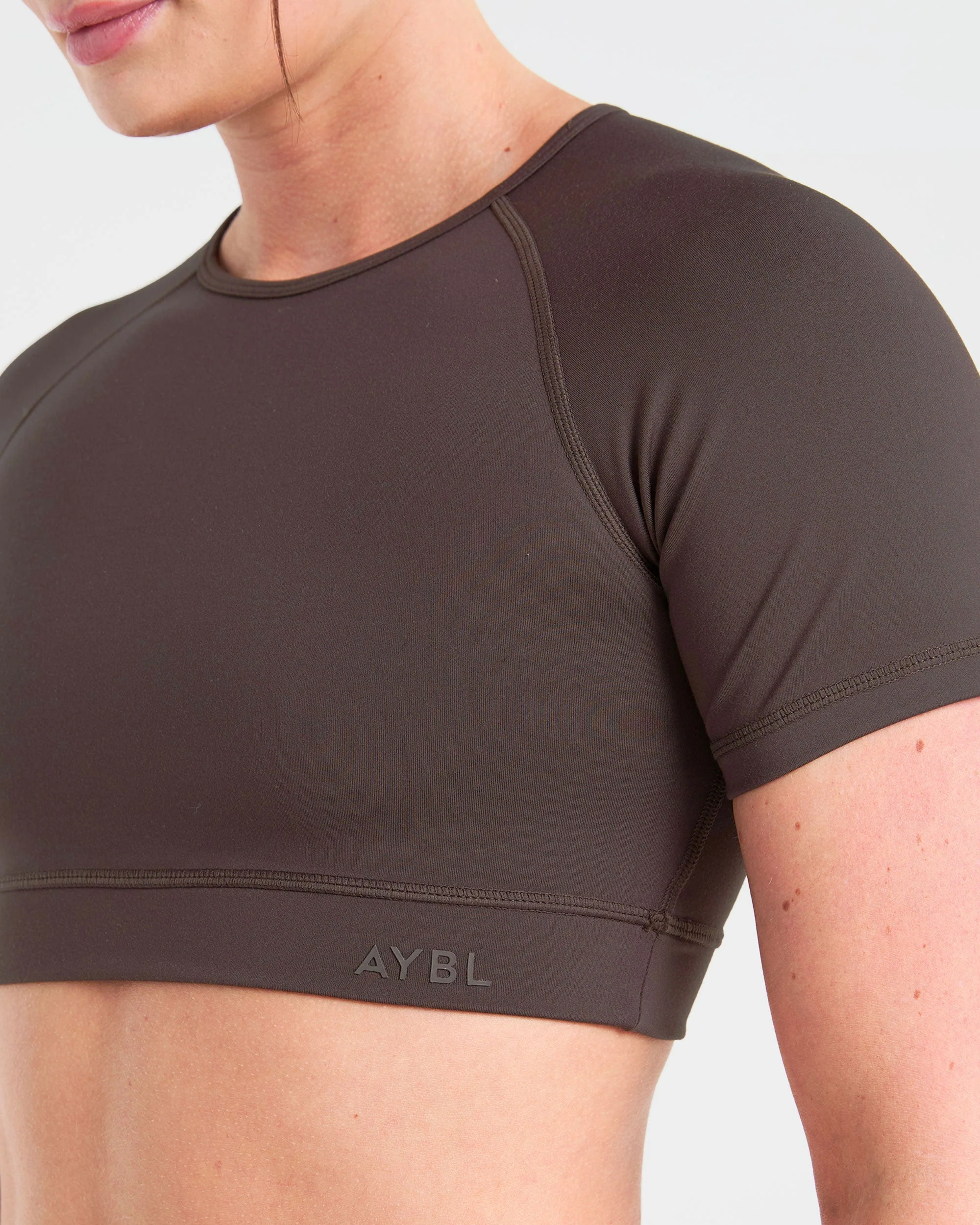 Staple Crop Top - Coffee Brown - Image 13
