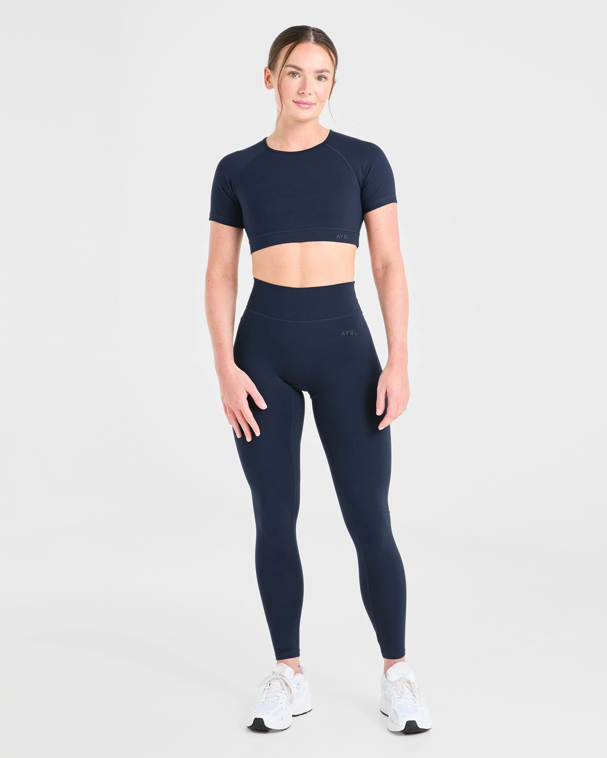 Staple Crop Top - Navy - Image 3