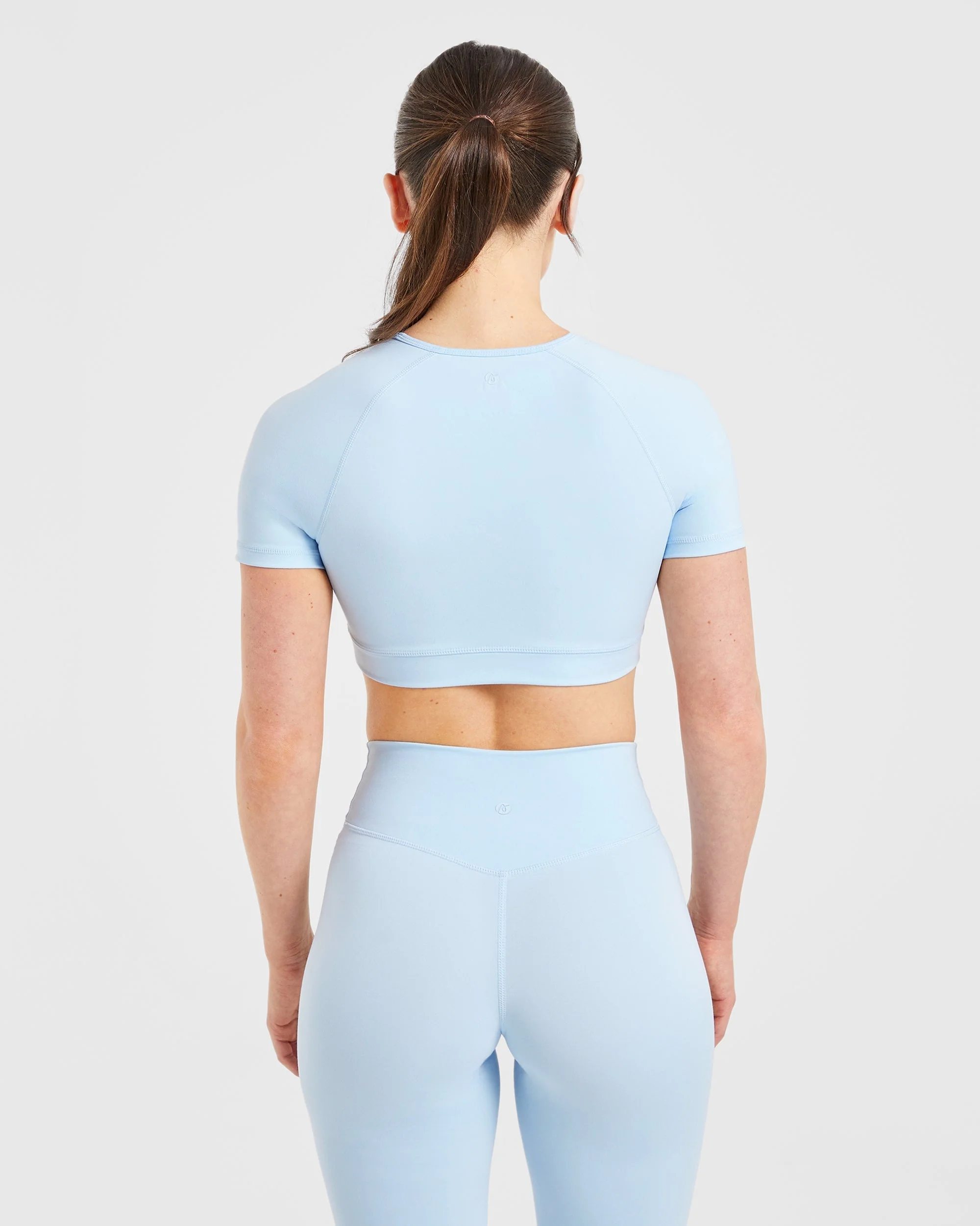 Staple Crop Top - Pastel Blue - Image 2