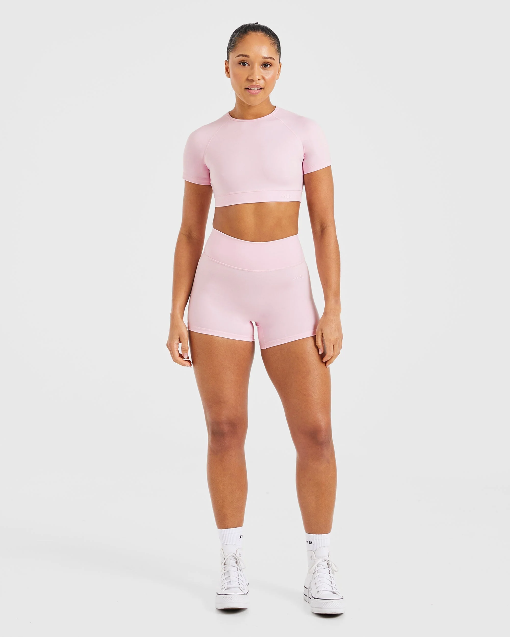 Staple Crop Top - Pastel Pink - Image 3