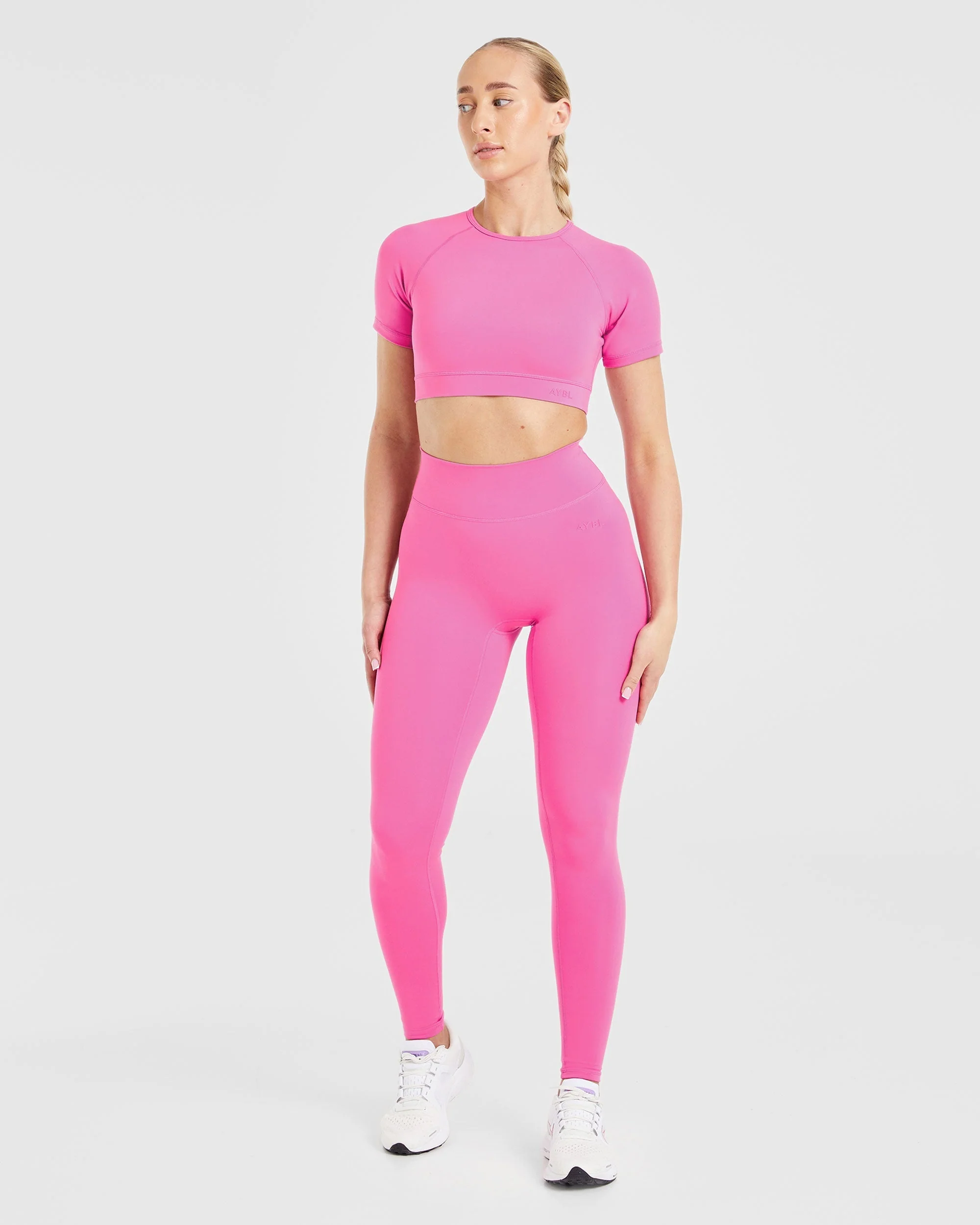 Staple Crop Top - Summer Pink - Image 3