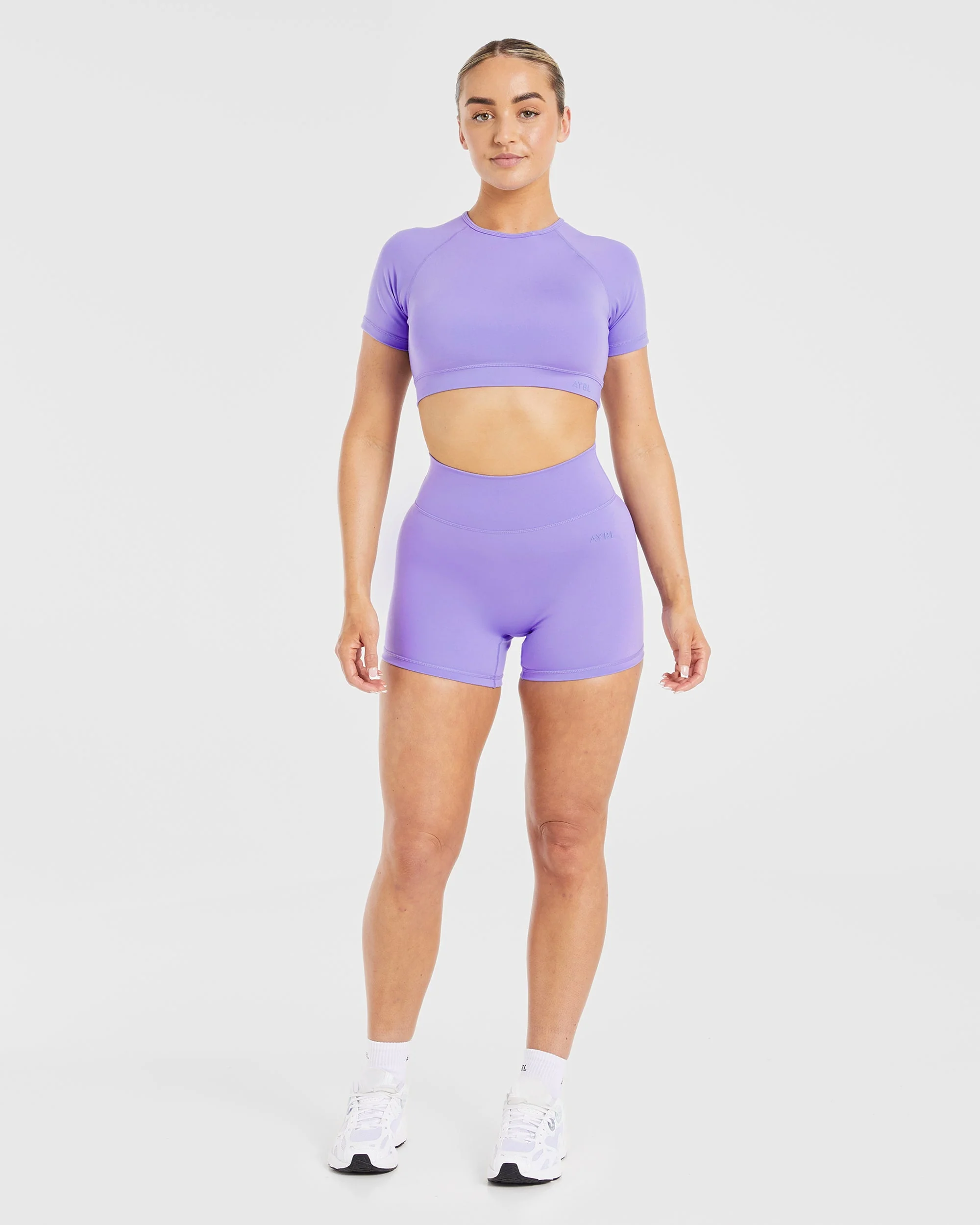Staple Crop Top - Vibrant Violet - Image 3