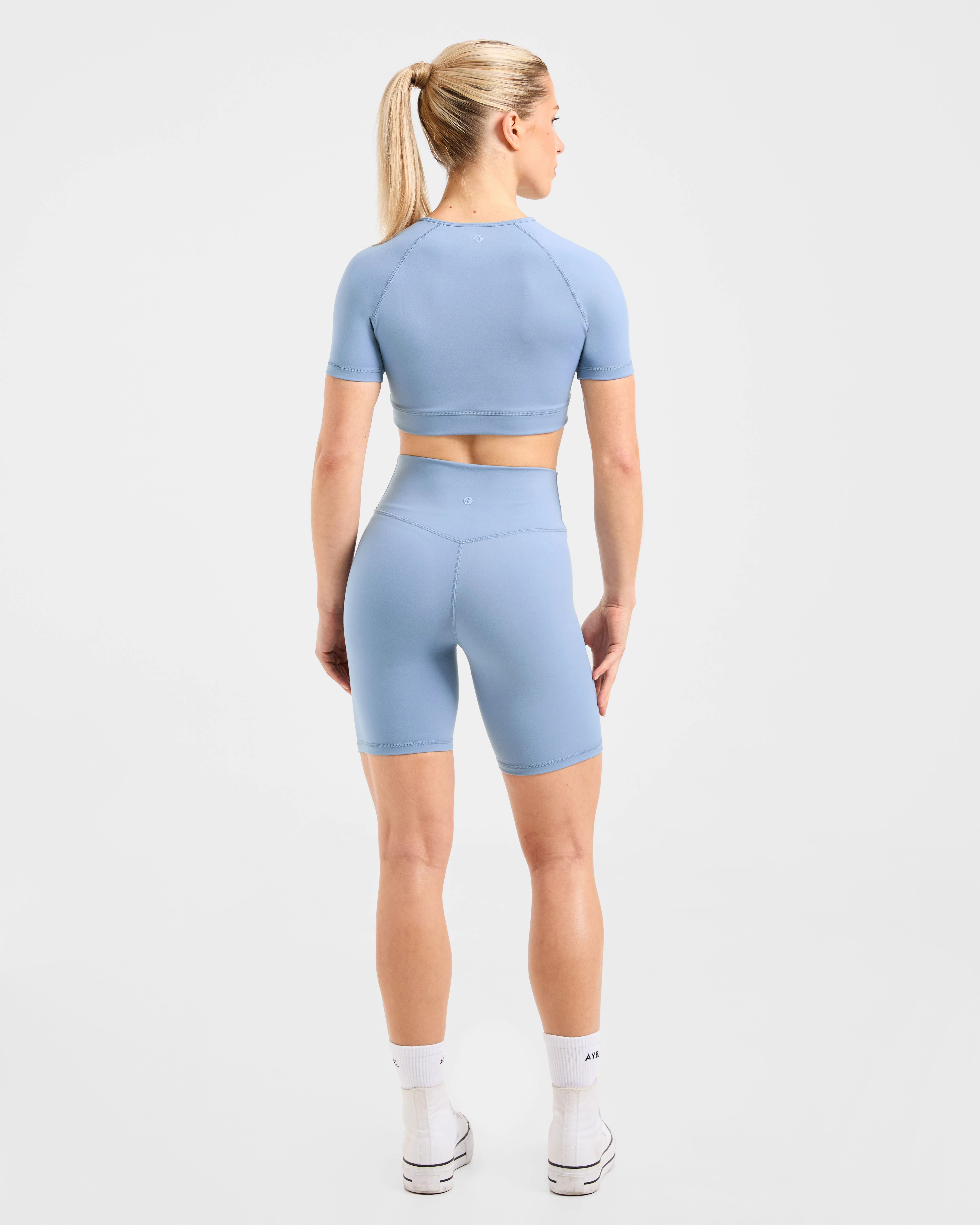 Staple Cycling Shorts - Slate Blue - Image 4