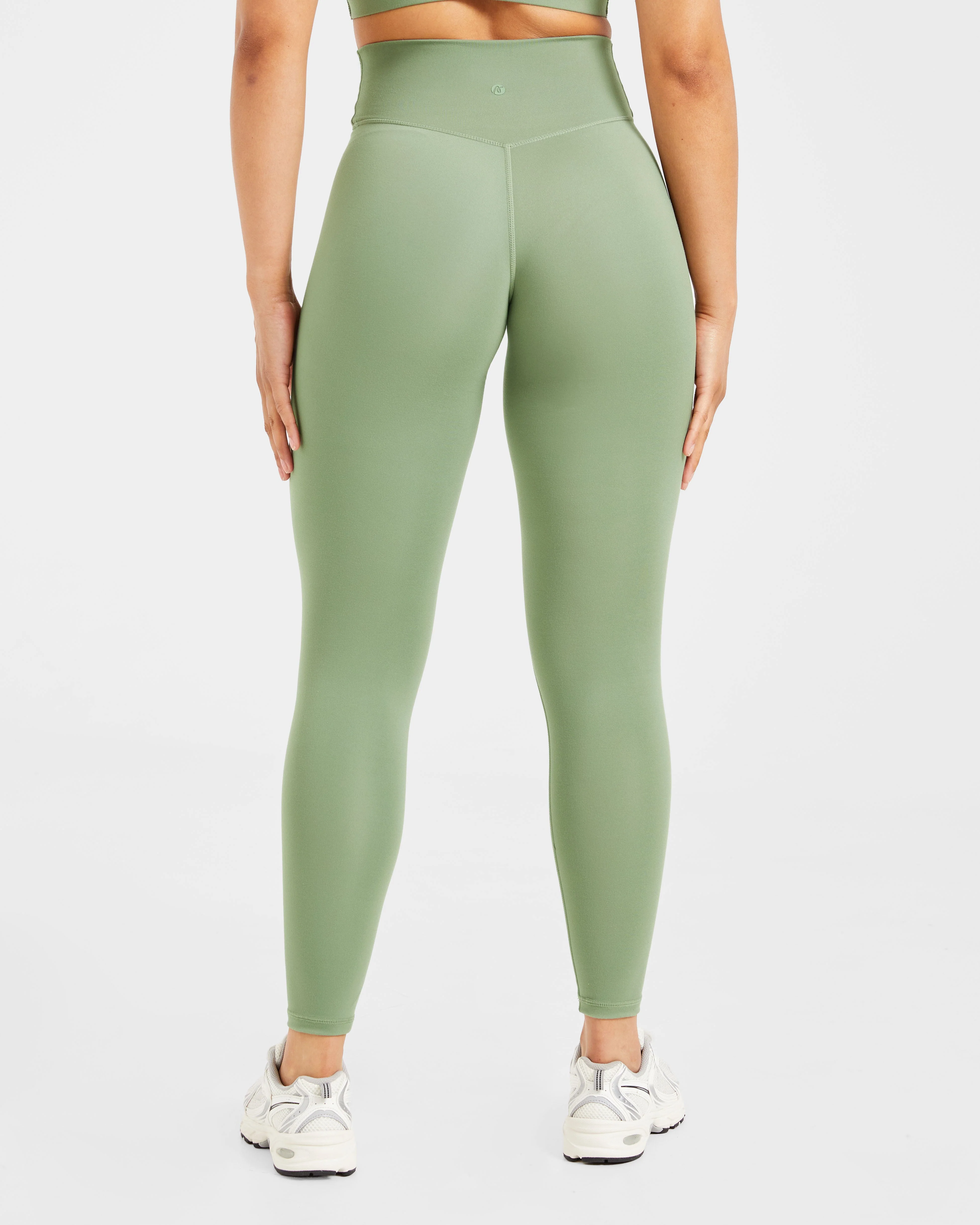 Staple Leggings - Olive Green - Image 2