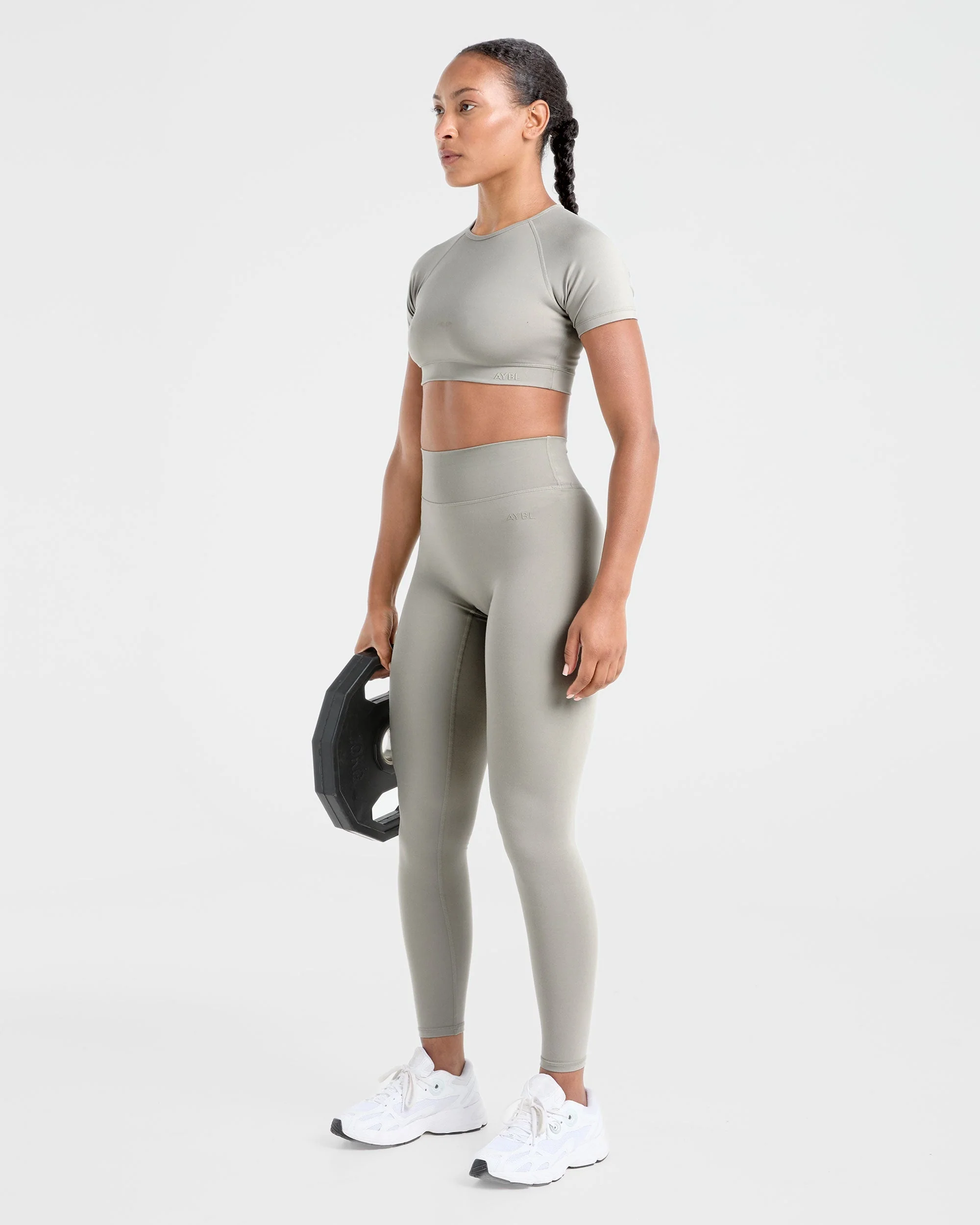 Staple Leggings - Washed Olive - Image 16